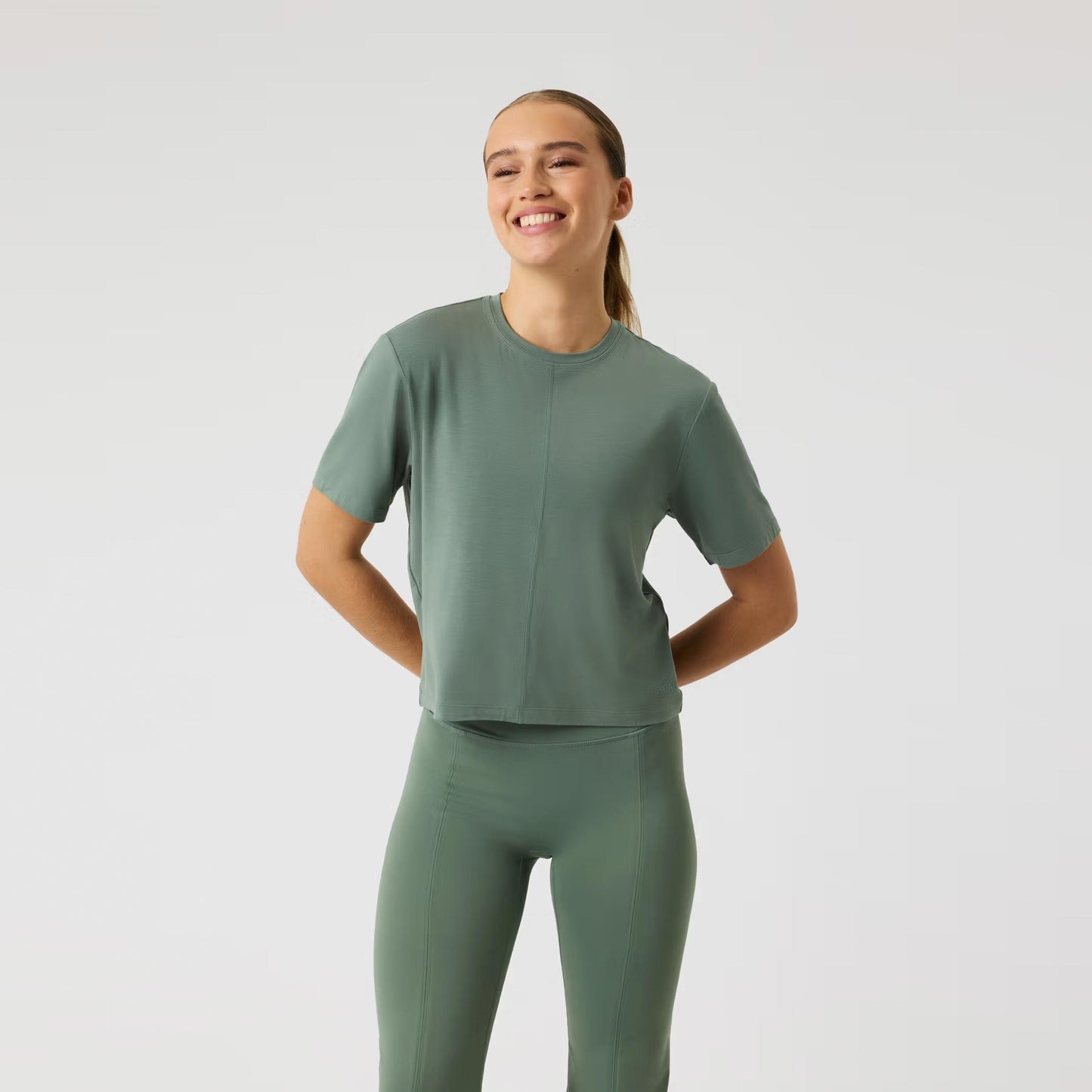 Björn Borg Studio Soft Cropped T-shirt Damer - visdom