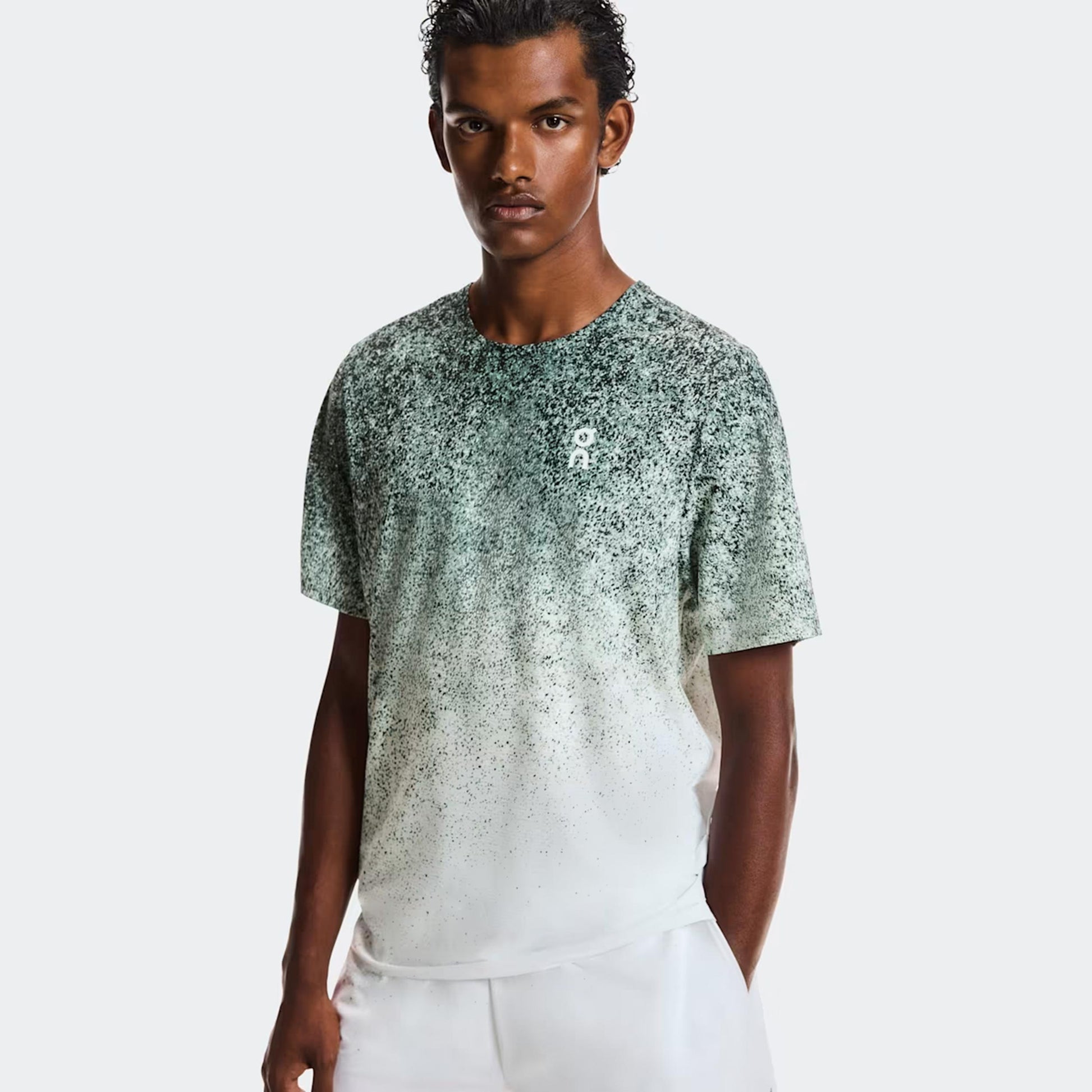 On Court Fade T-shirt Herrar - grön, vit