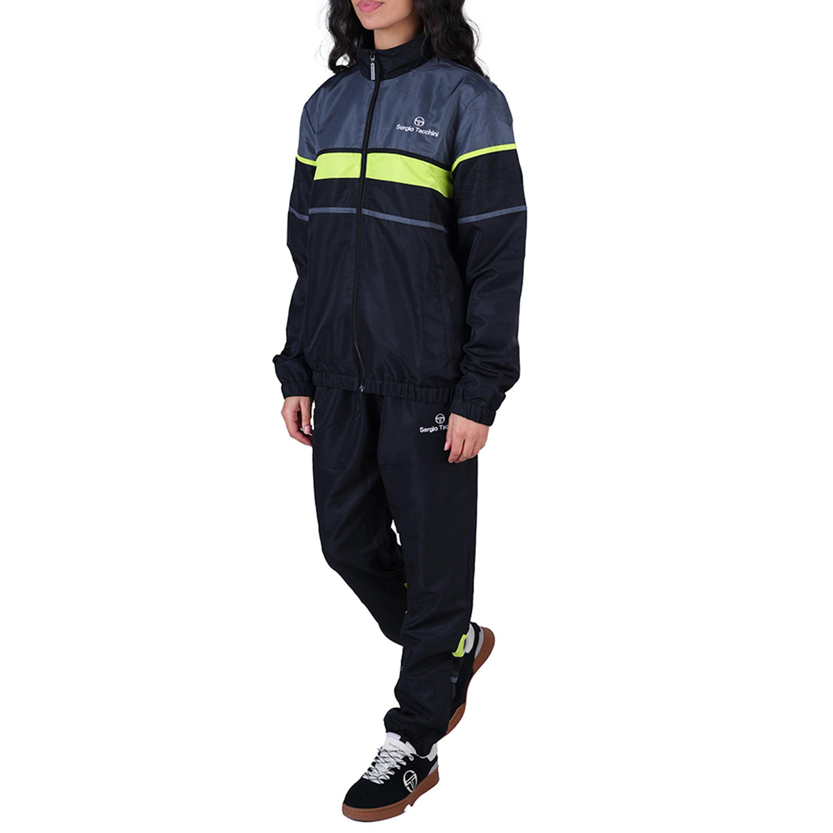 Sergio Tacchini Scorpione Träningsoverall Herrar - svart, grå