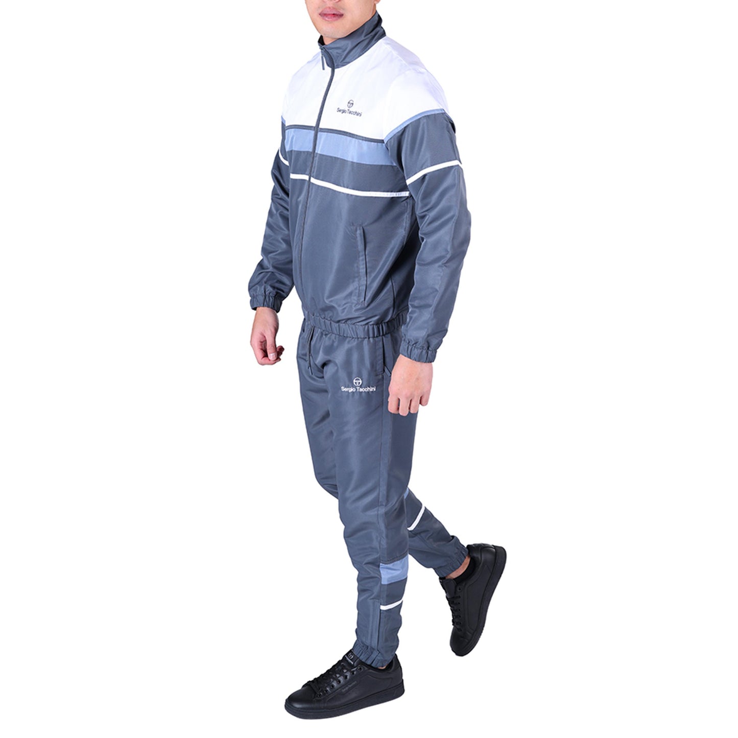 Sergio Tacchini Scorpione Träningsoverall Herrar - grå, vit