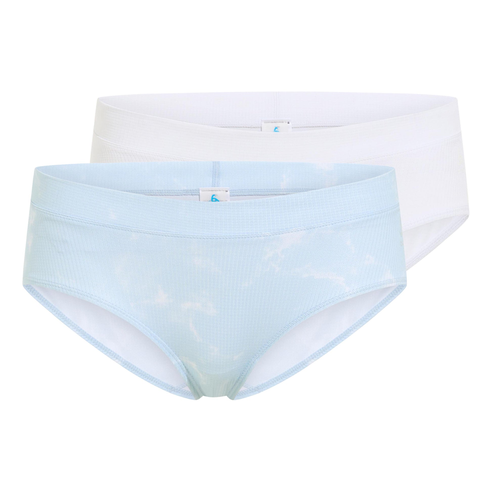 Odlo Active Light Graphic 2 pack Panty Damer-ljusblå, vit
