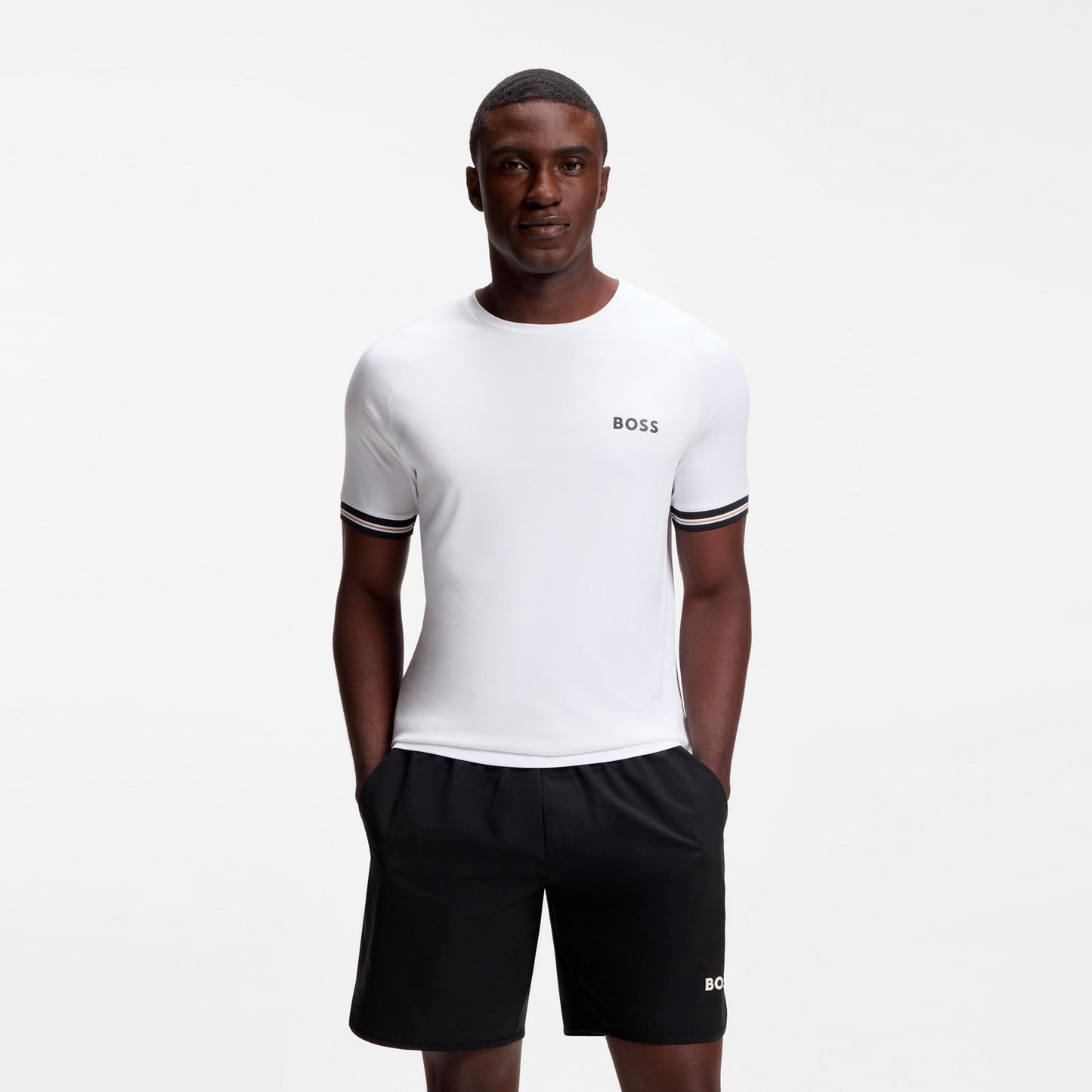BOSS Serve 2 T-shirt Herrar-vit