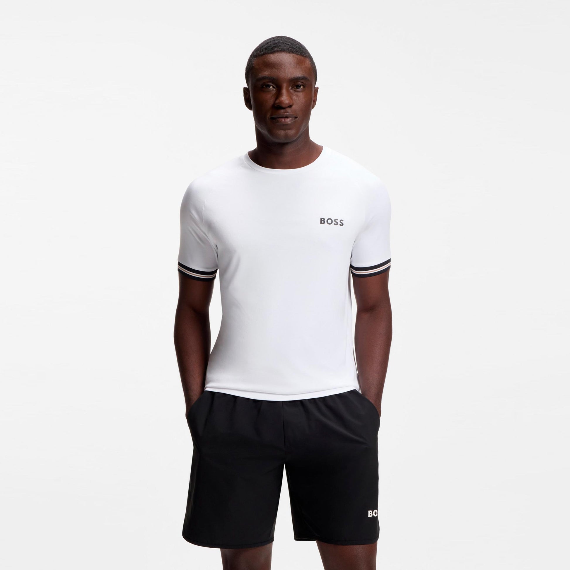 BOSS Serve 2 T-shirt Herrar-vit
