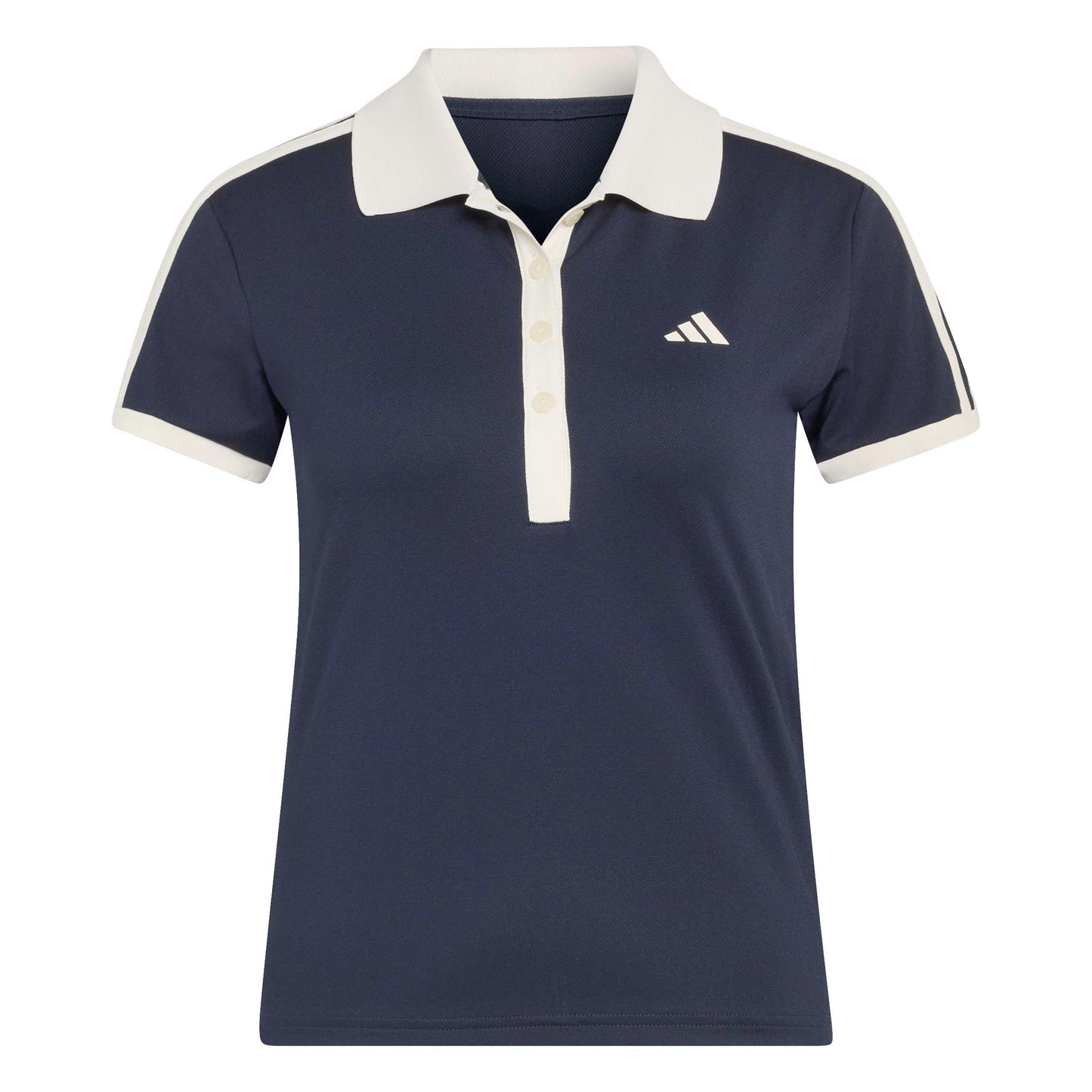 adidas Classics Polo Damer - mörkblå, beige