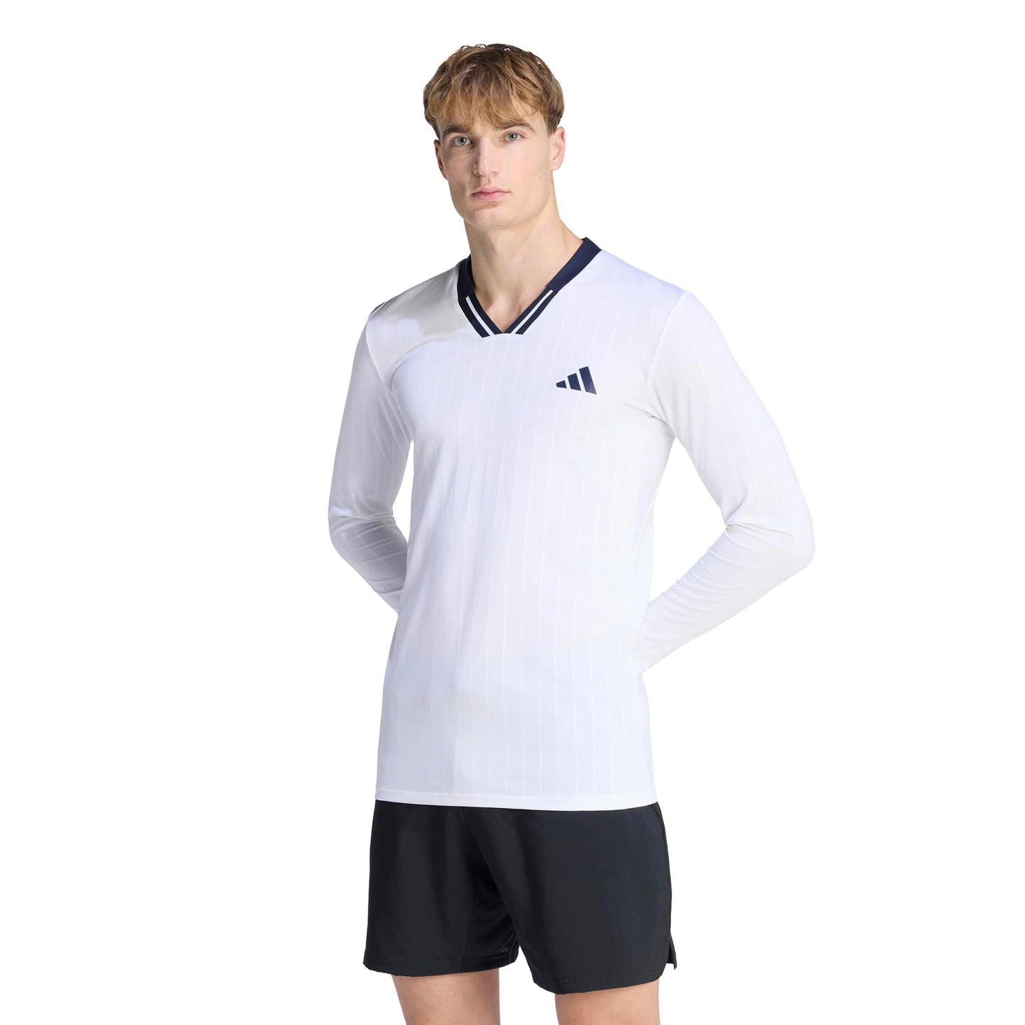 adidas Wow Top Långärmat Herrar - vit, svart