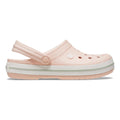 Crocband Clog Badtofflor Damer - rosa, vit