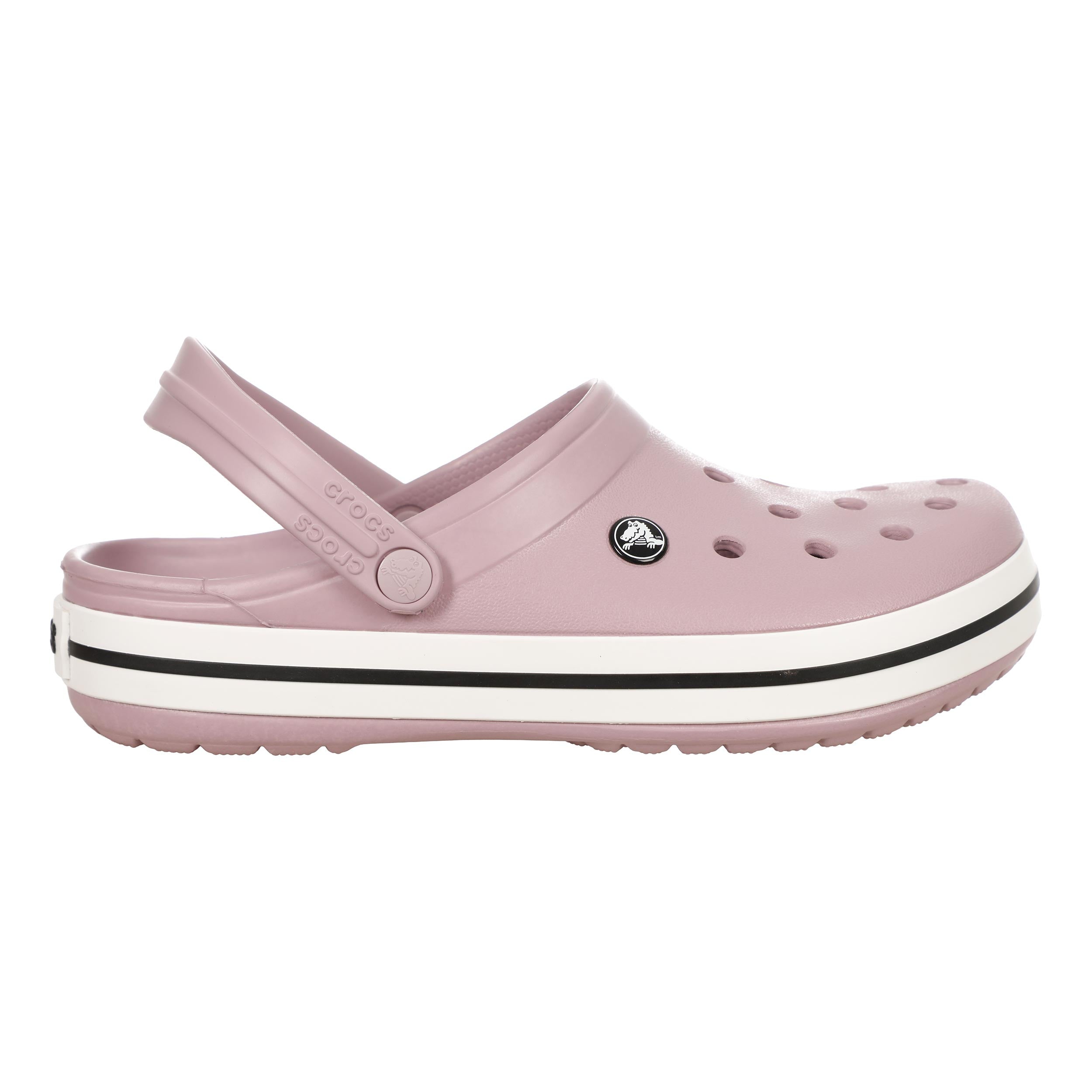 Crocs Crocband Clog Badtofflor Unisex - syrén, vit