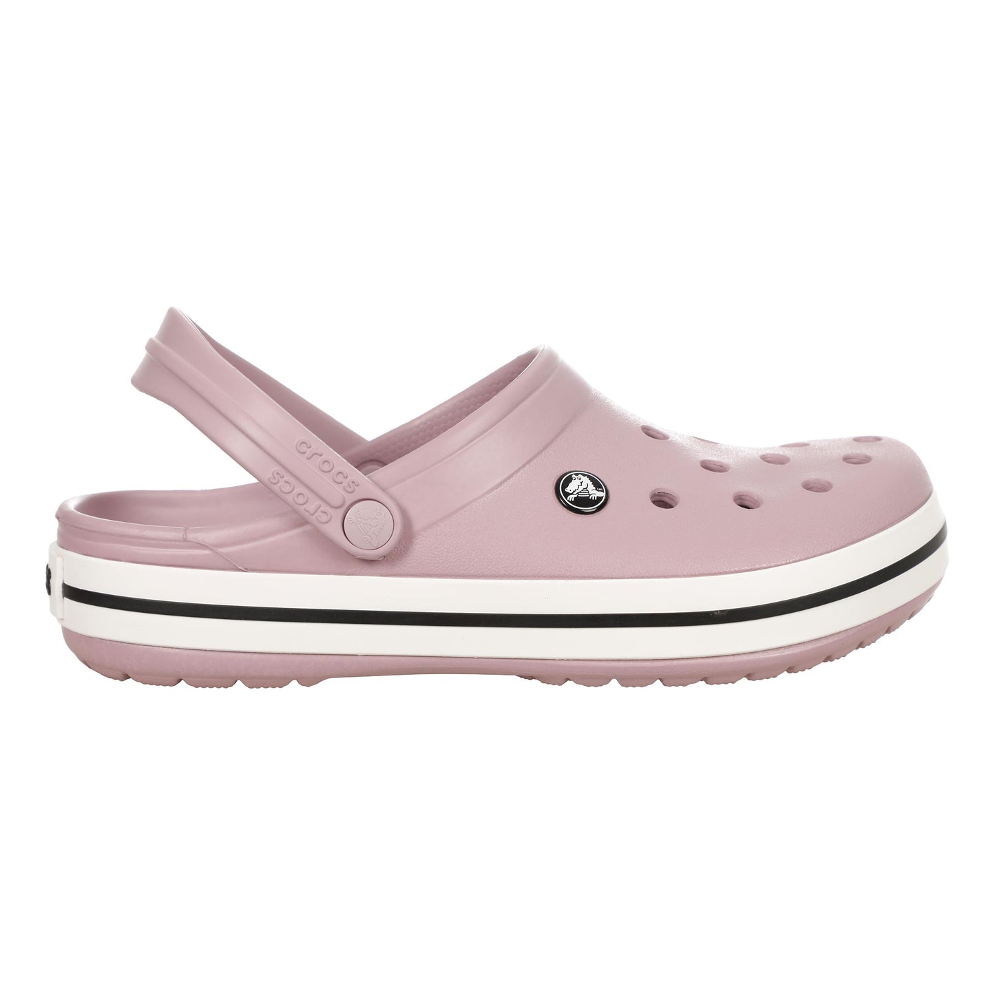 Crocs Crocband Clog Badtofflor Unisex - syrén, vit