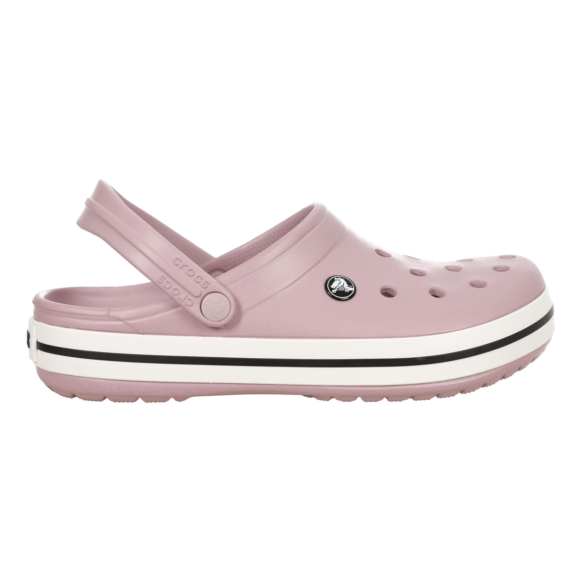 Crocs Crocband Clog Badtofflor Unisex - syrén, vit