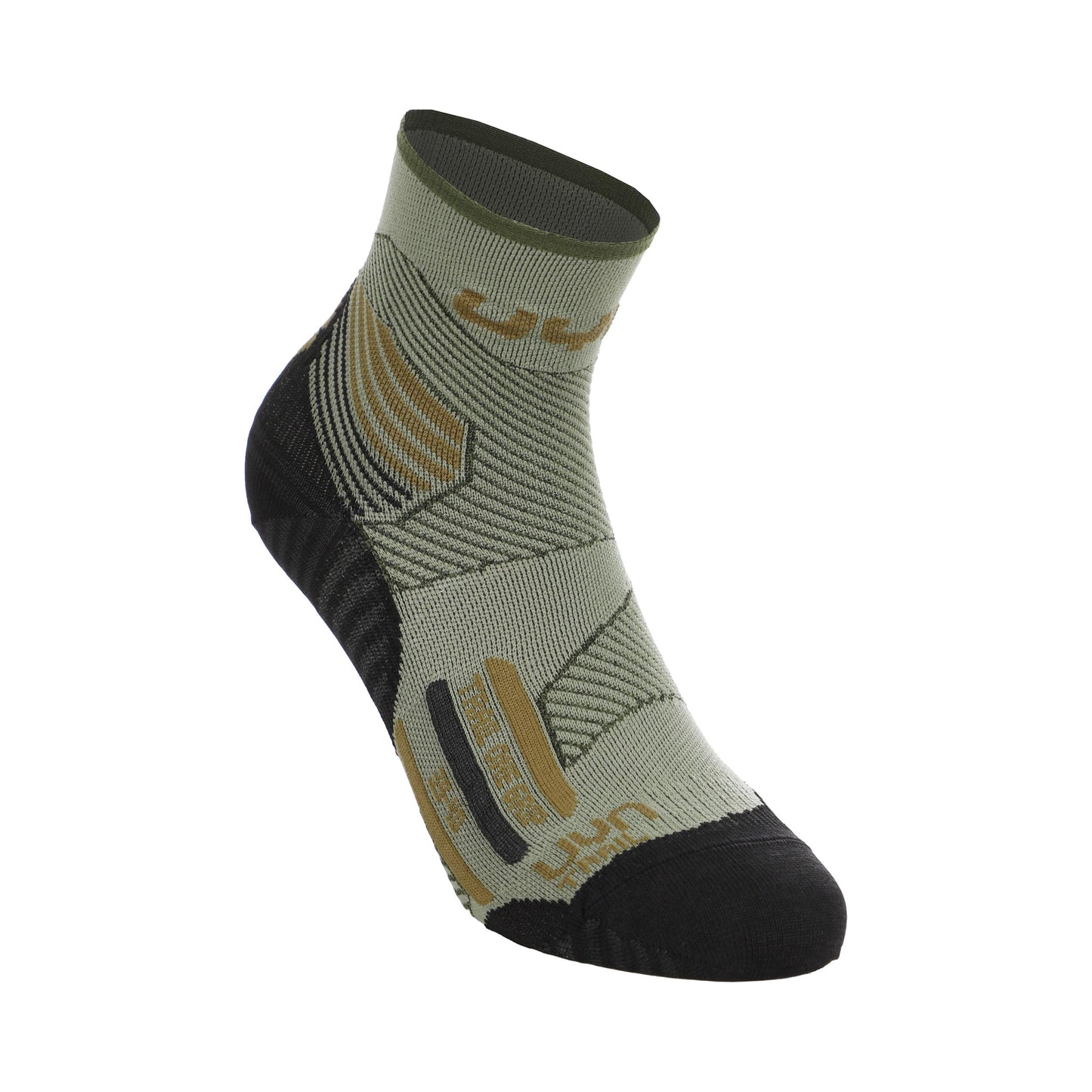 UYN Trail One Grip Löparsockor Damer - grön, svart