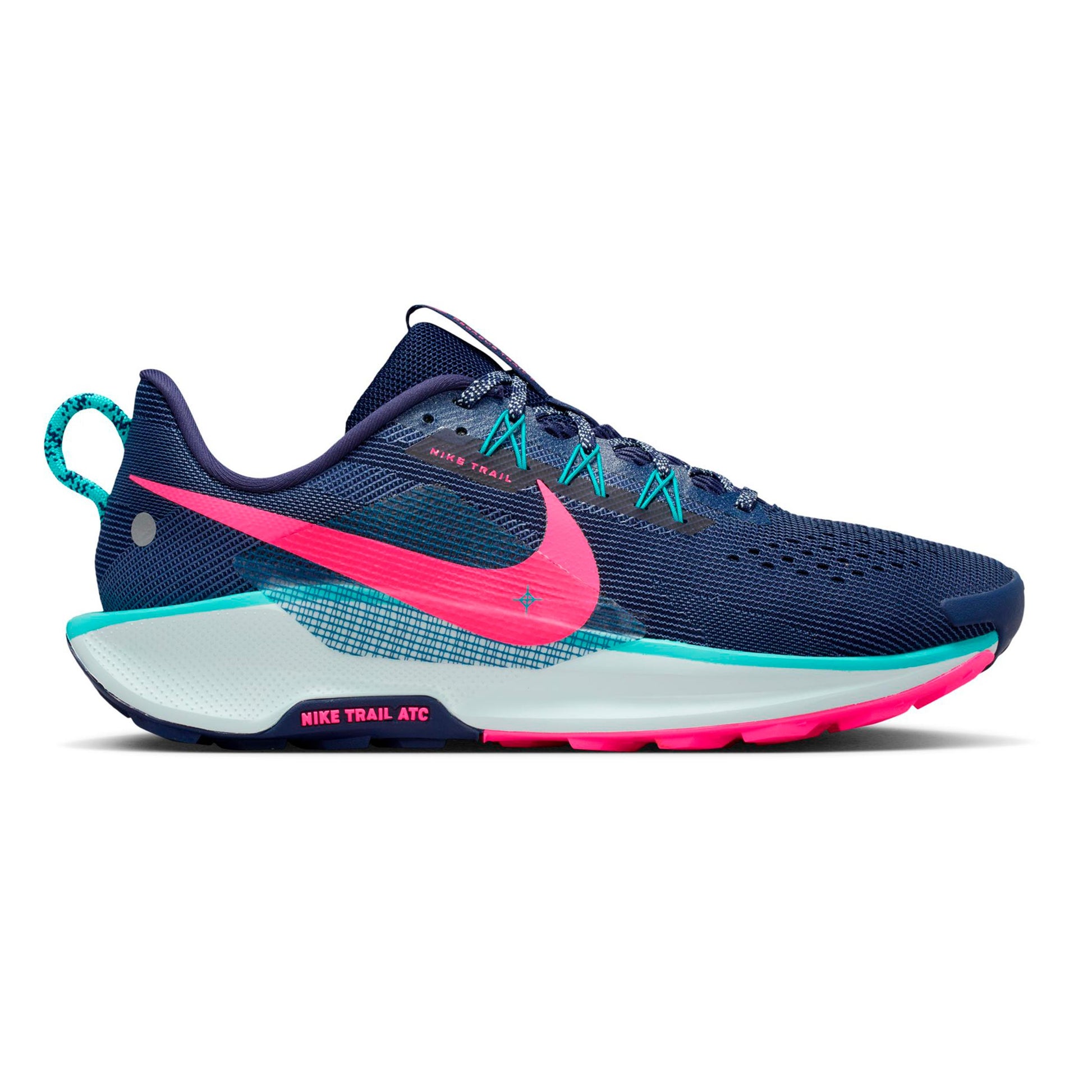 Nike Pegasus Trail 5 Terrängsko Herrar - mörkblå, pink