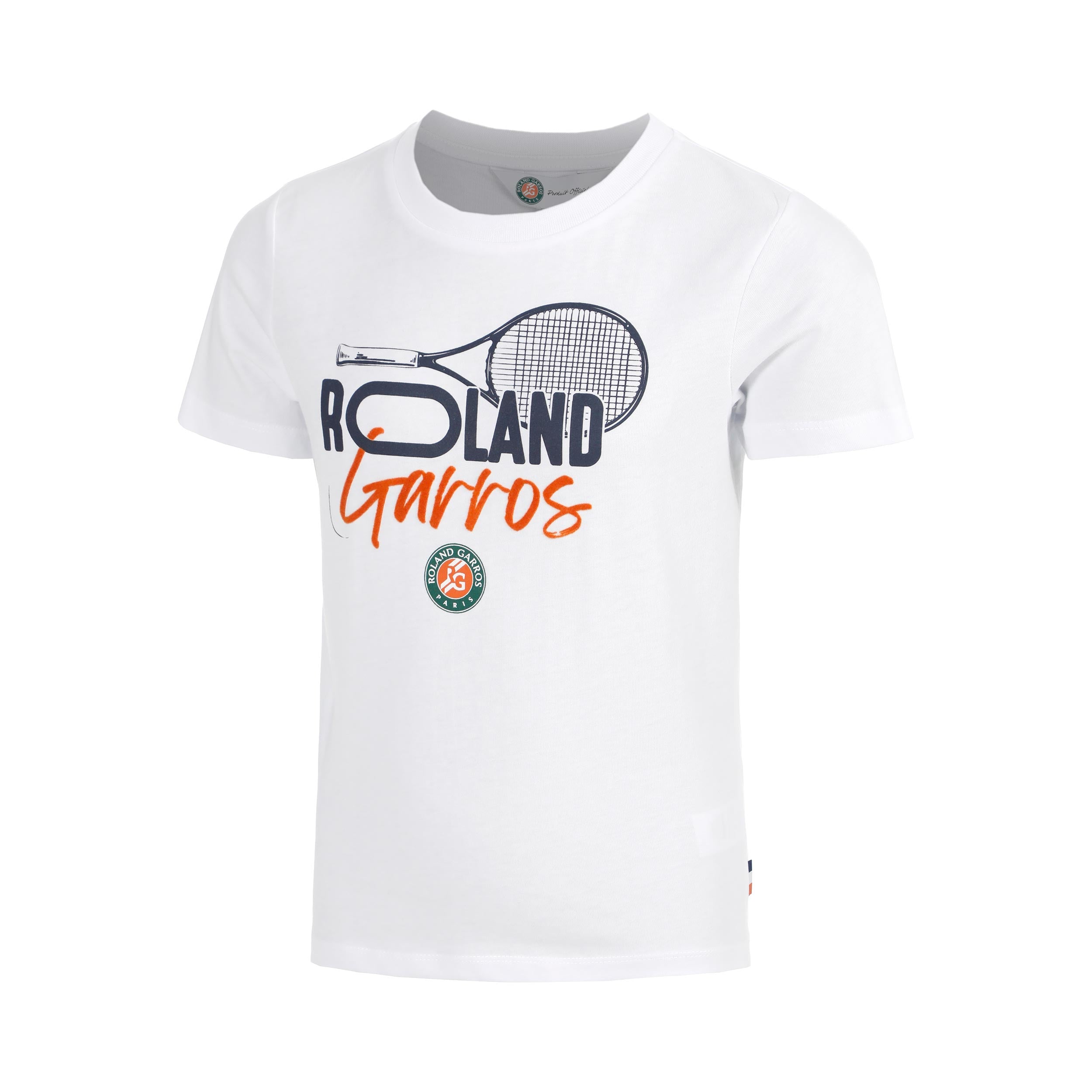 Roland Garros T-shirt Barn - vit