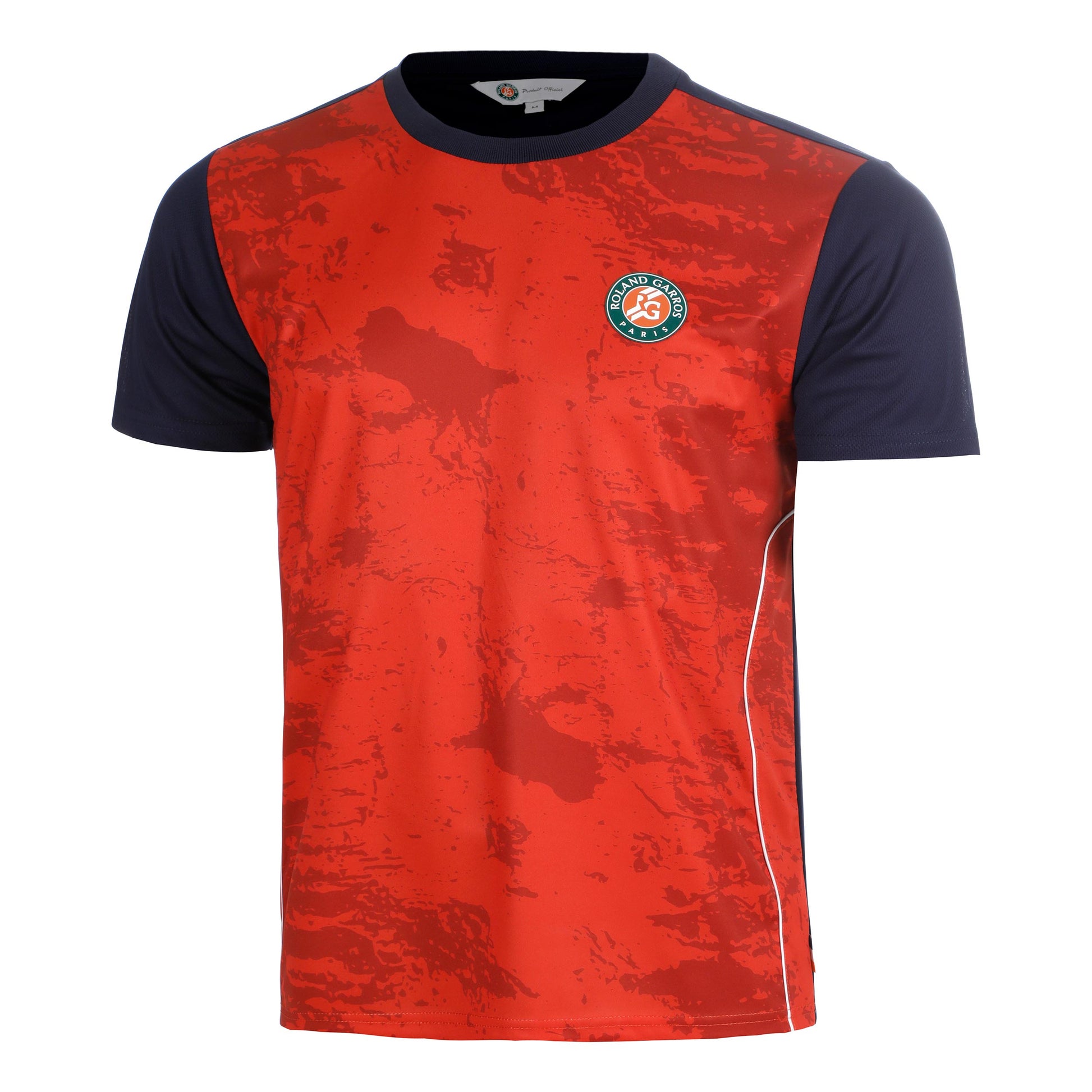 Roland Garros Performance T-shirt Herrar - rost, mörkblå