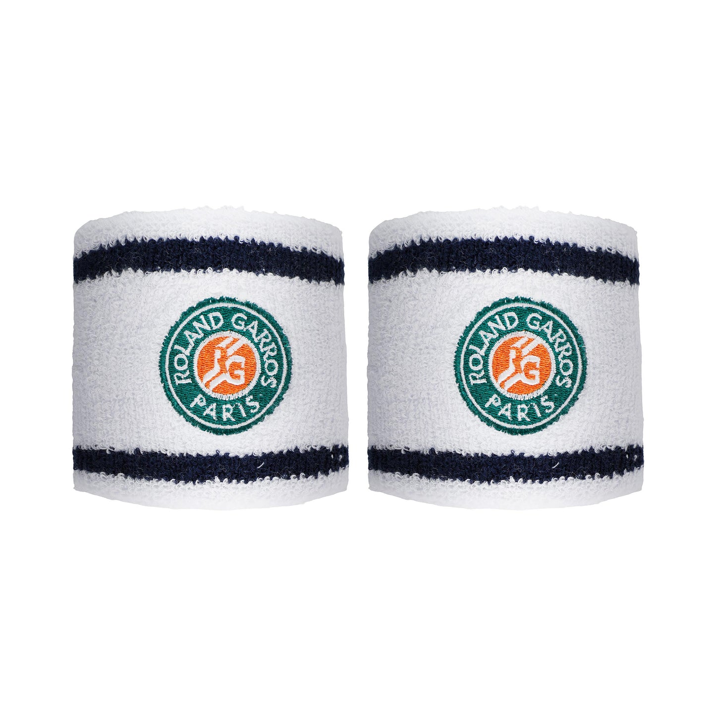Roland Garros Svettband 2-pack Herrar - vit