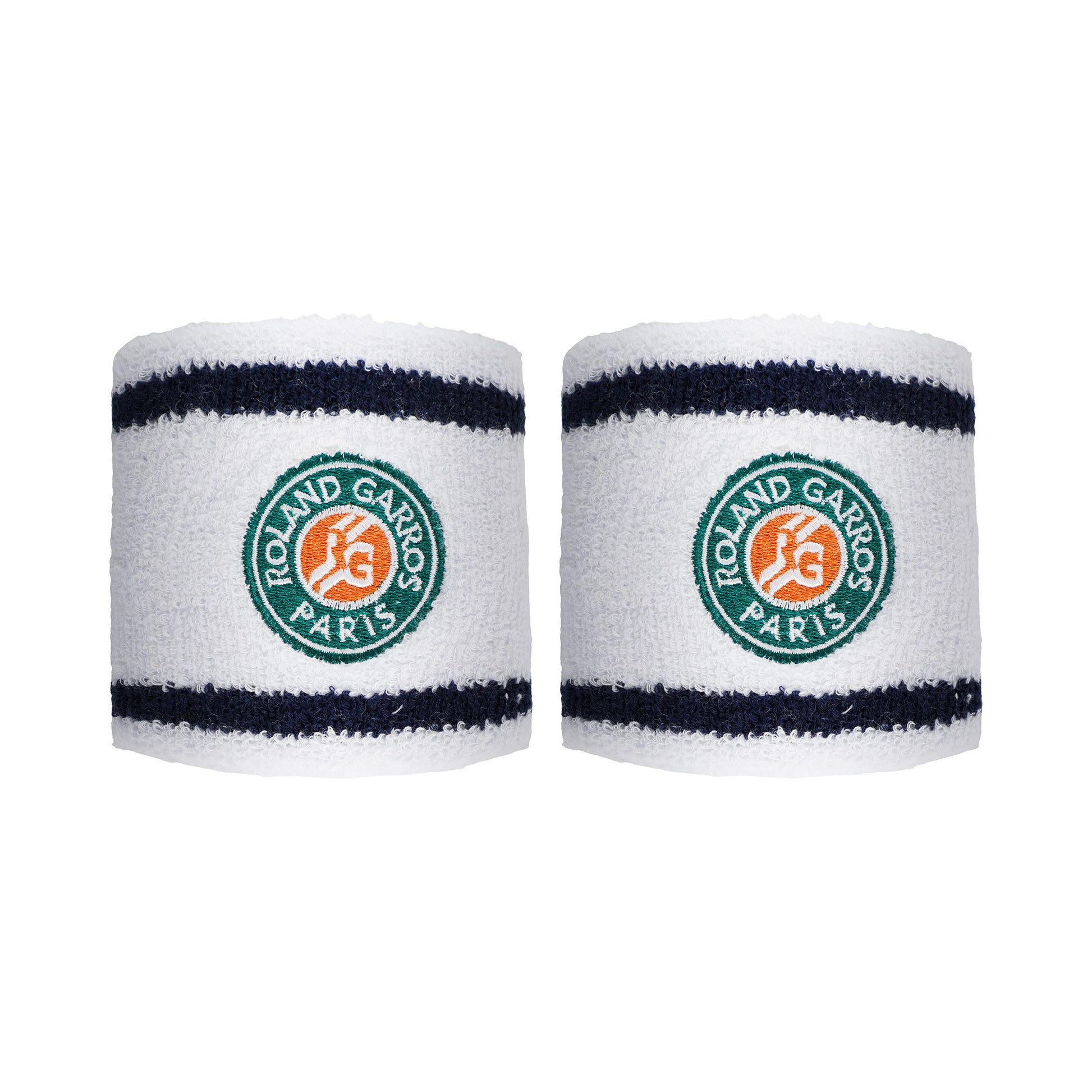 Roland Garros Svettband 2-pack Herrar - vit