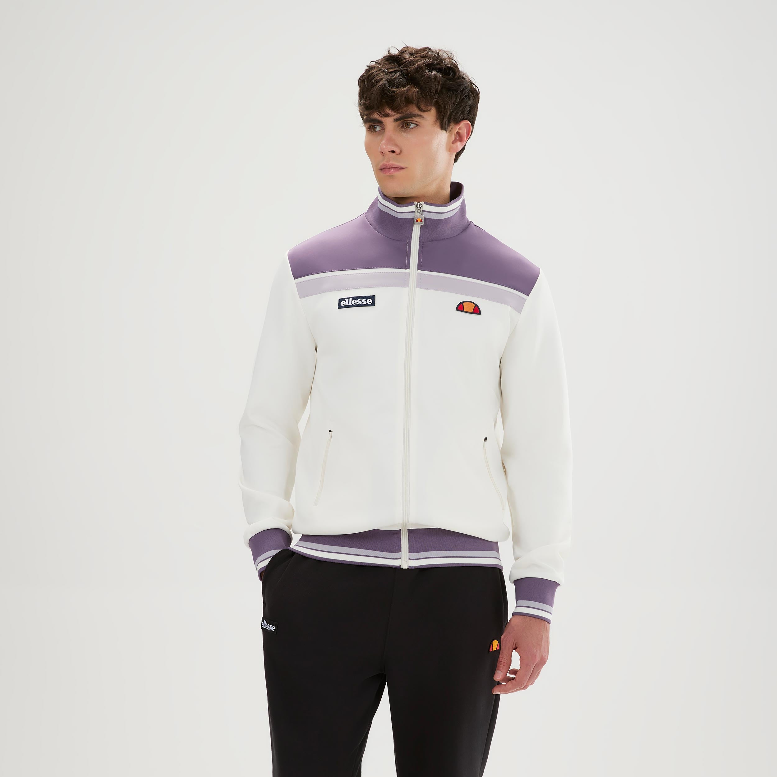 Ellesse Vignola Träningsoverall Herrar - creme, syrén