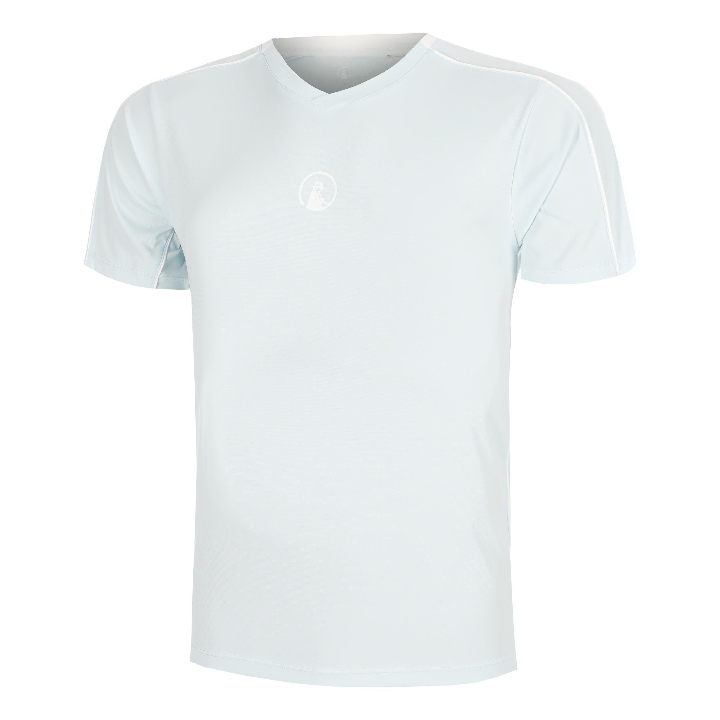 Quiet Please Memories Topspin V-Neck T-shirt Herrar - ljusblå