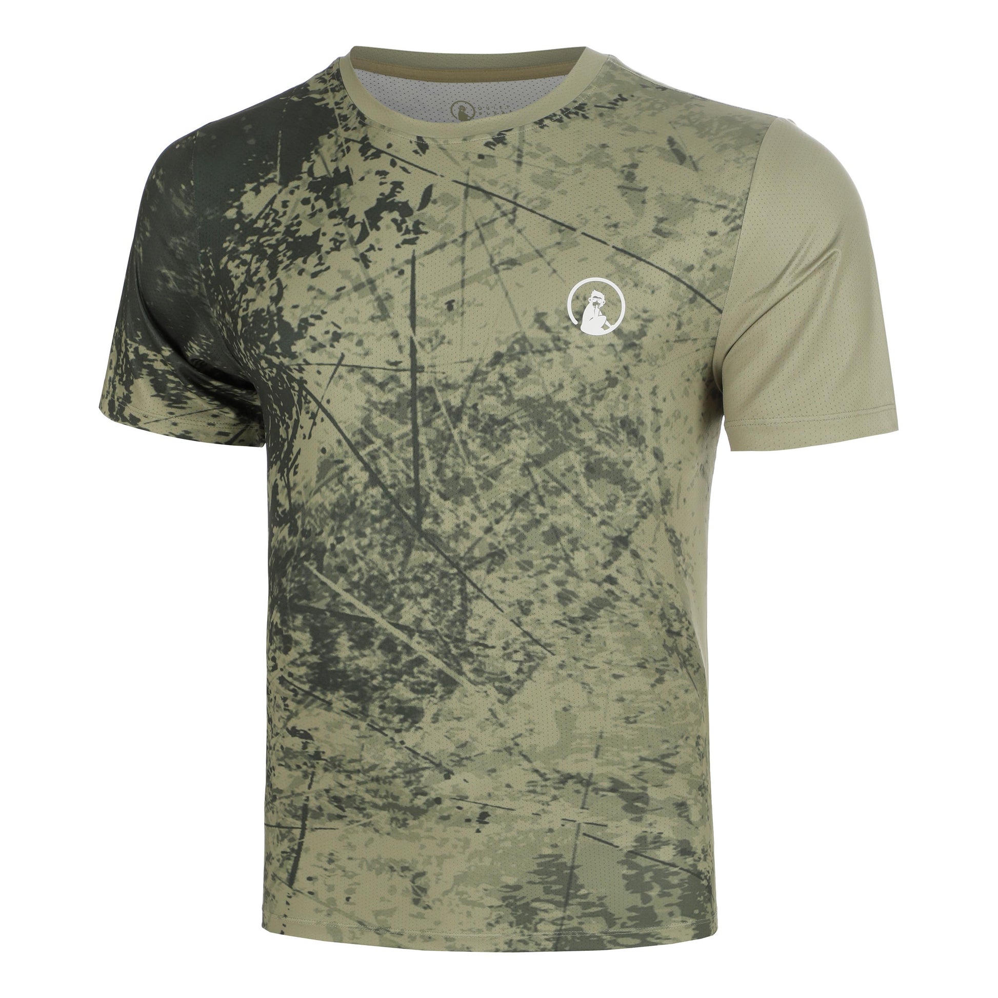 Quiet Please Memories Receiver Scrubbled T-shirt Herrar - kaki
