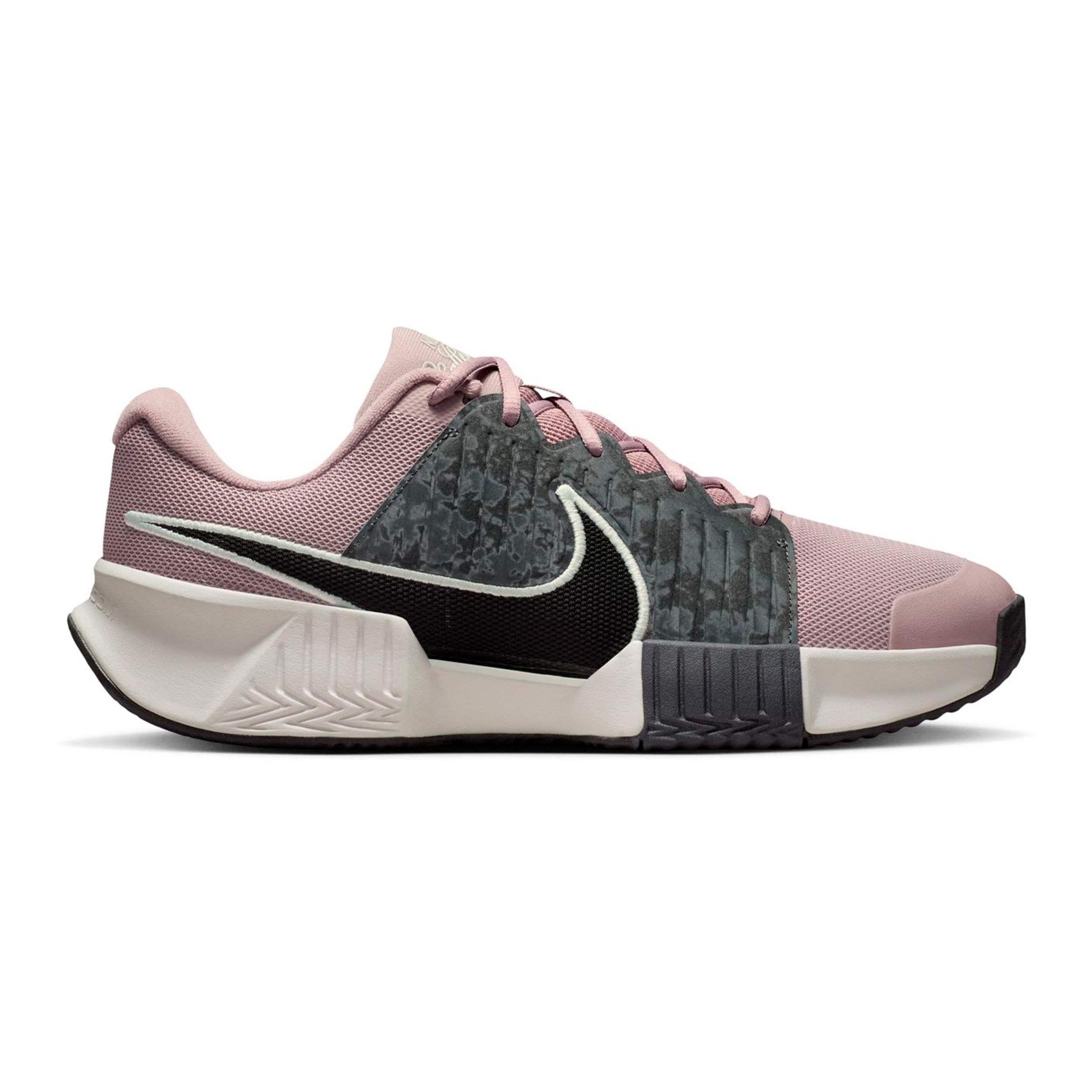 Nike Zoom GP Challenge Pro Premium Sko för grus Herrar - mauve, mörkgrå