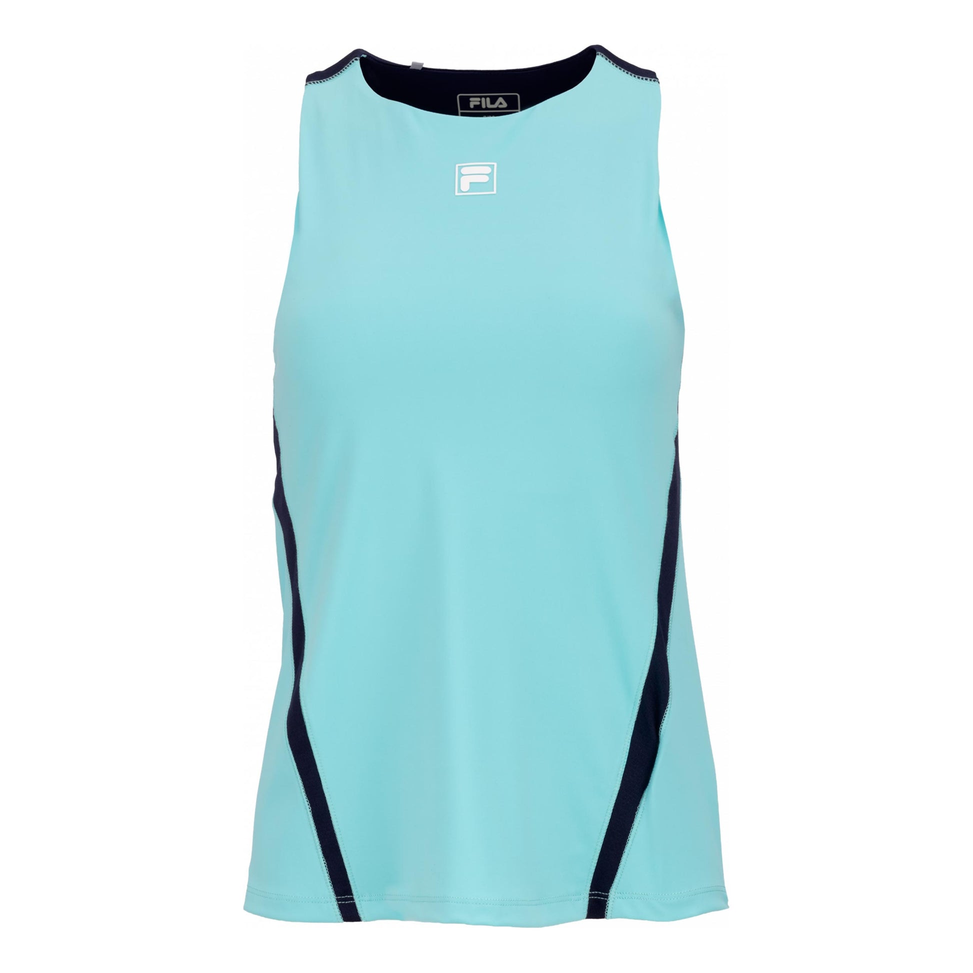 Fila Savannah (with built-in-bra) Linne Damer - turkos, mörkblå