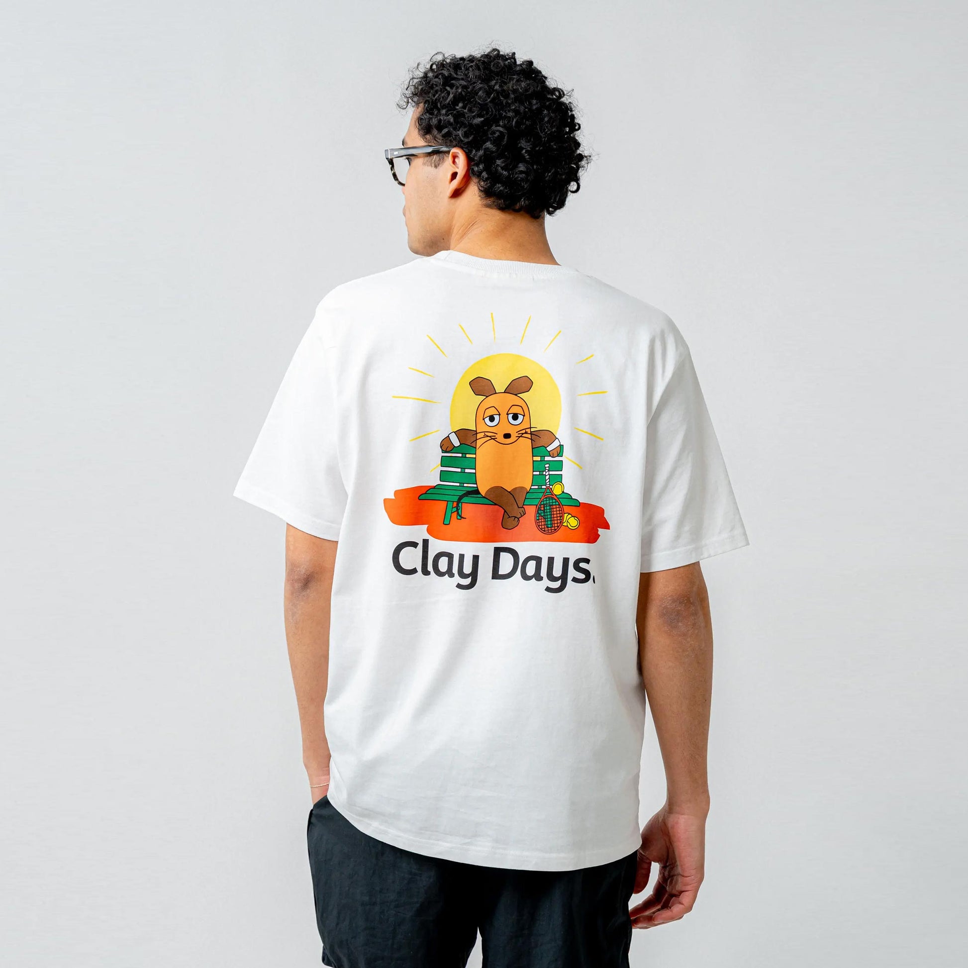Lobster & Lemonade Maus Clay Days – '94 Campus T-shirt Unisex - vit