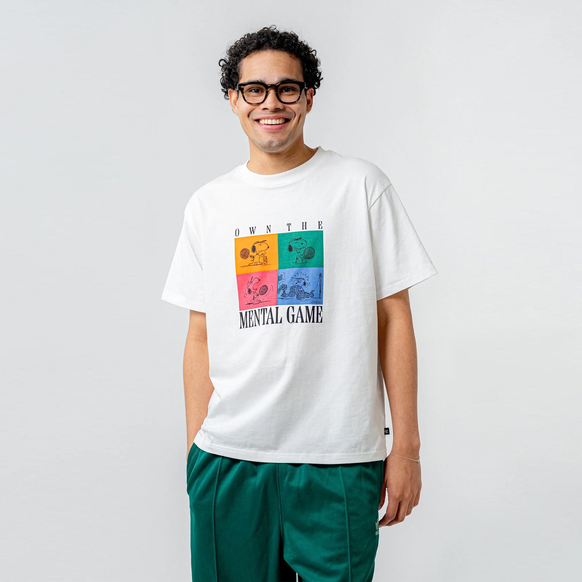 Lobster & Lemonade Snoopy Mental Game – '89 Band T-shirt Unisex - vit