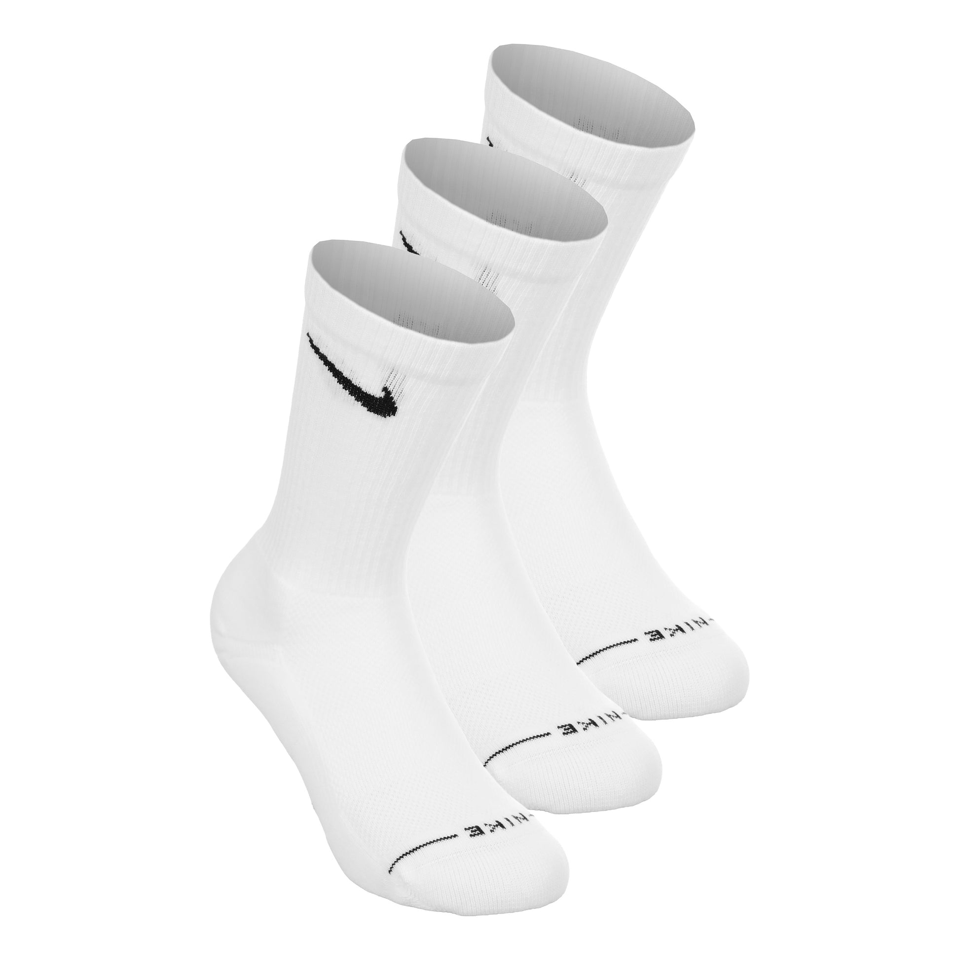 Nike Crew Tennisstrumpor 3-pack Unisex - vit