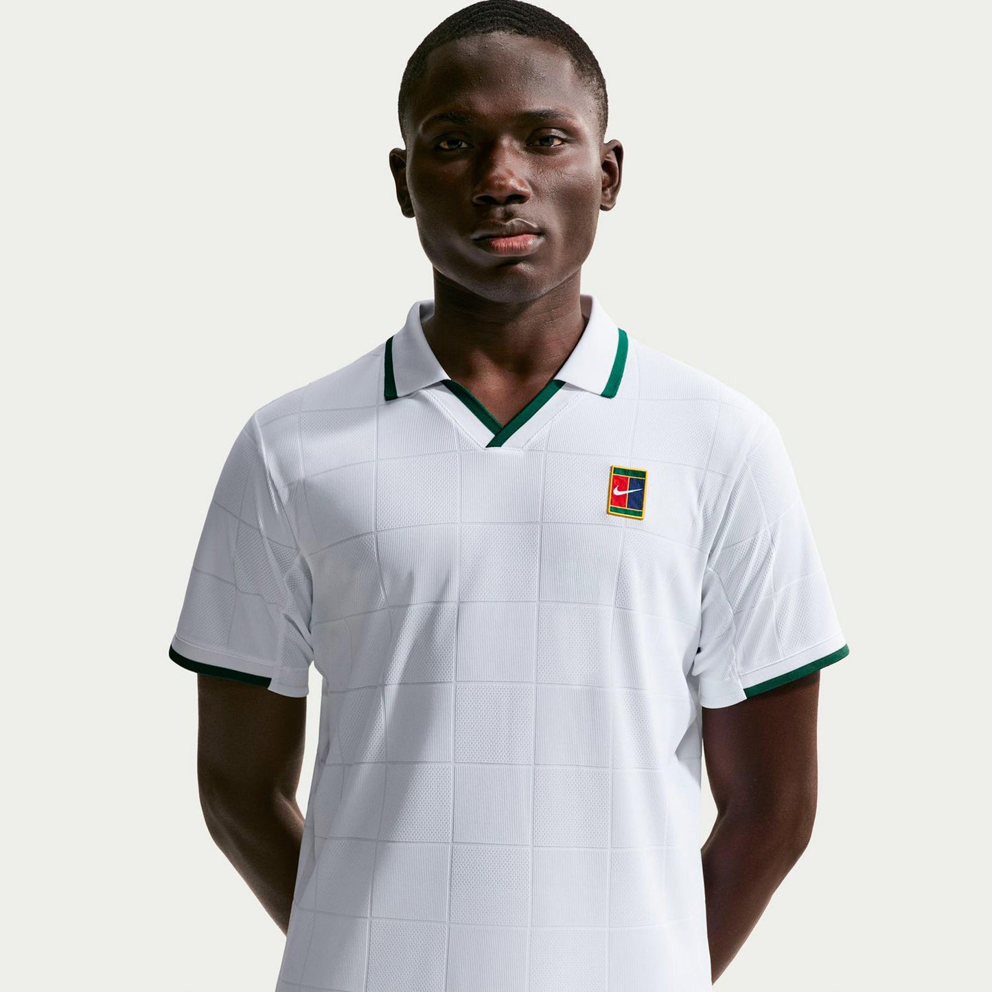 Nike Court Dri-Fit Advantage Slam Polo Herrar - vit