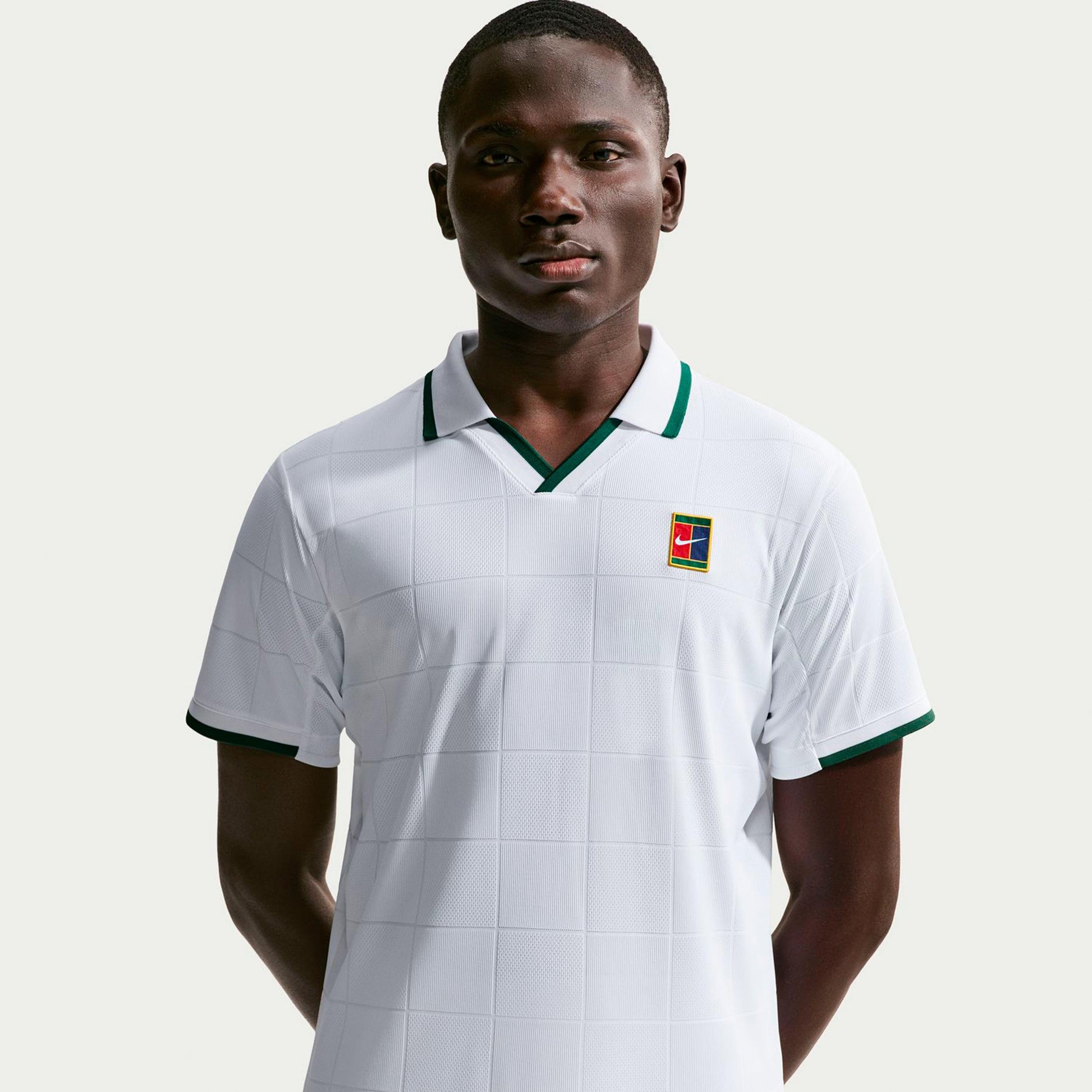 Nike Court Dri-Fit Advantage Slam Polo Herrar - vit