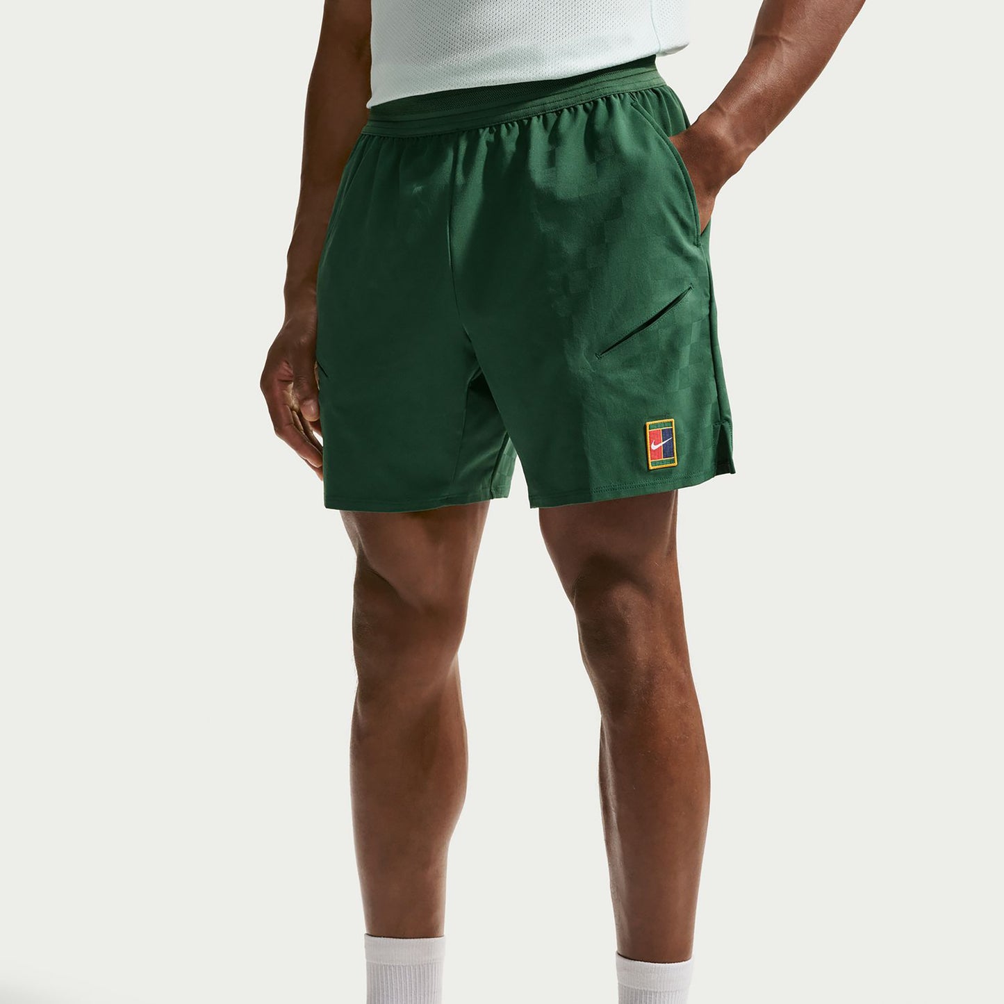 Nike Court Dri-Fit Slam Shorts Herrar - mörkgrön