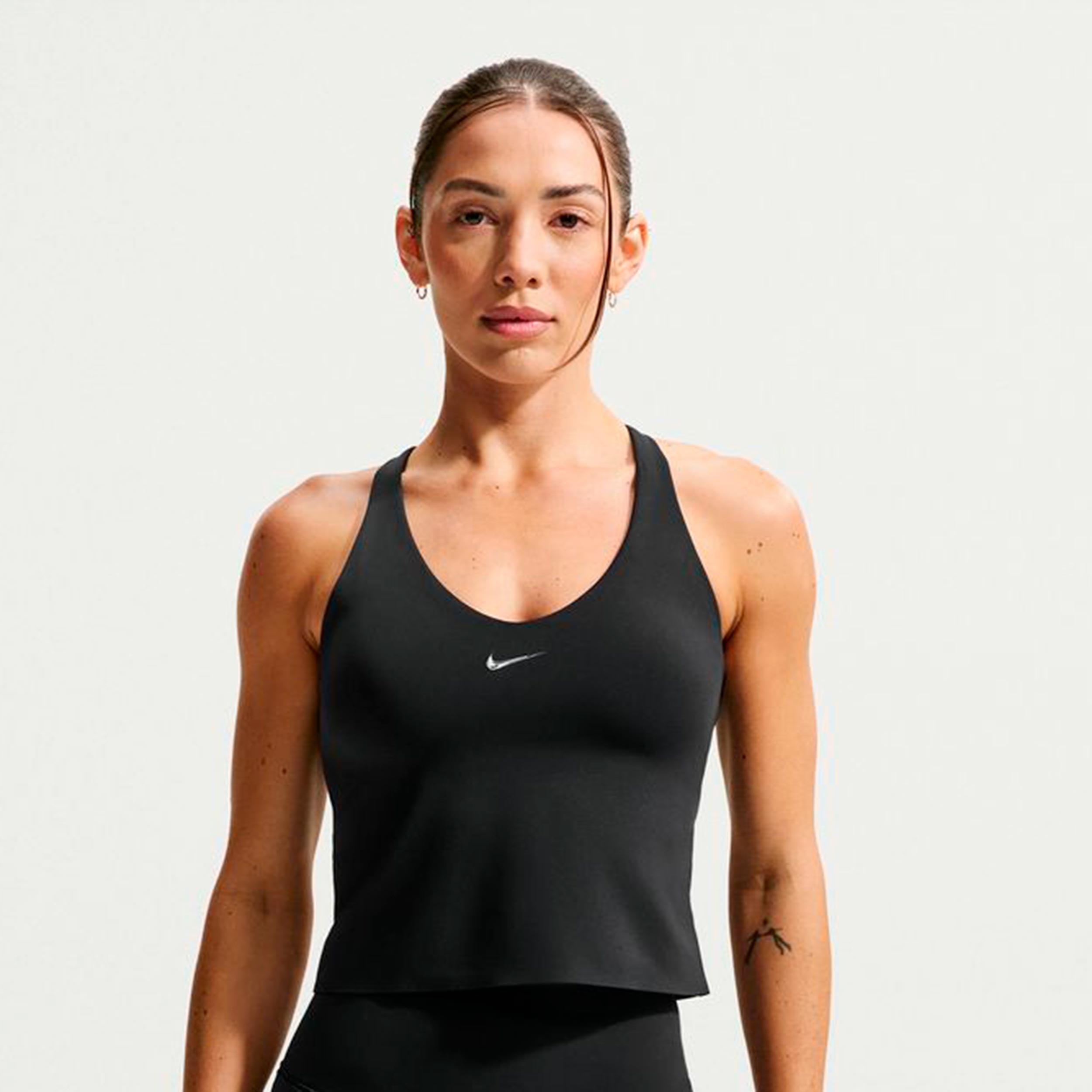 Nike Dri-Fit Medium Support Linne Damer - svart, antracit