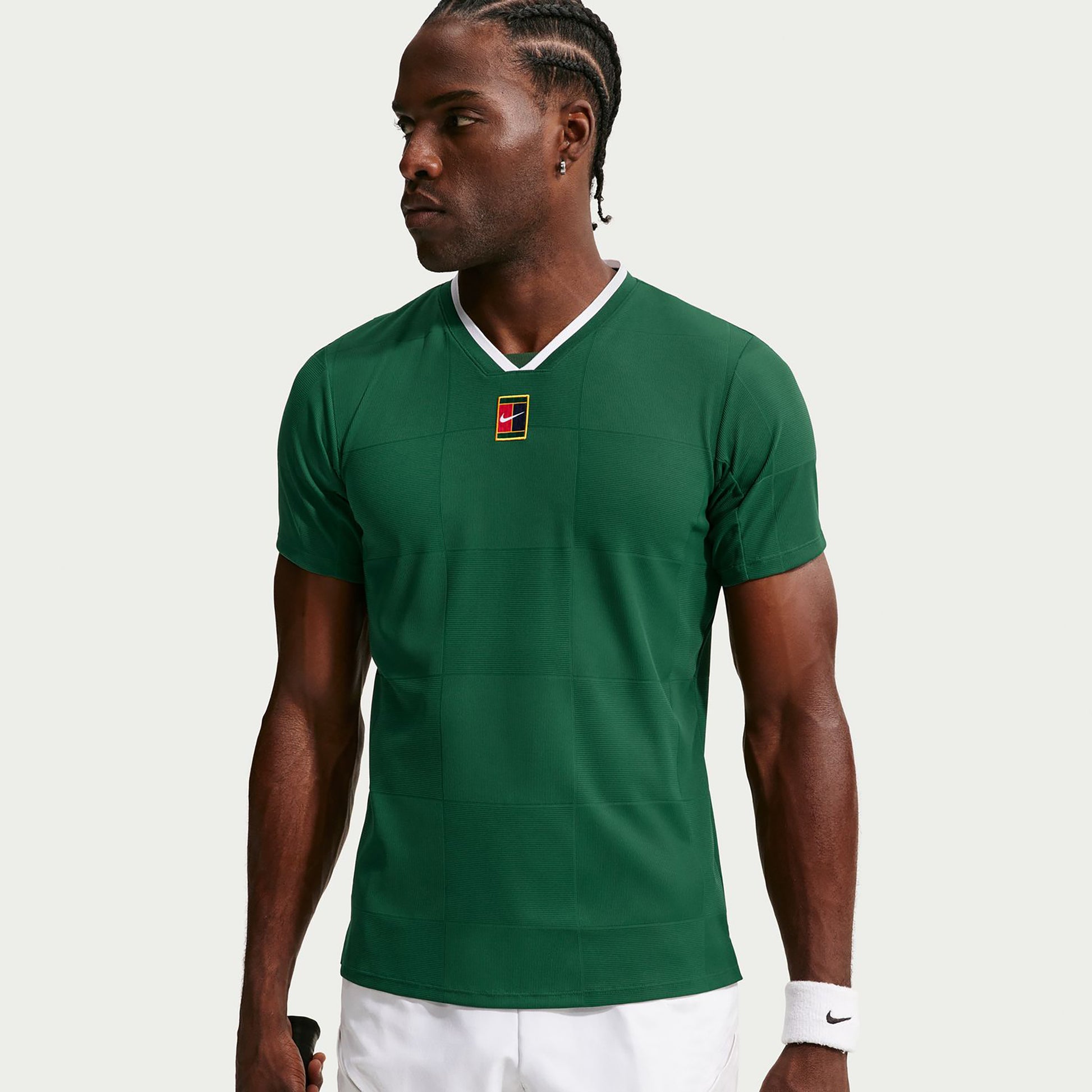 Nike Court Dri-Fit Advantage Slam T-shirt Herrar - mörkgrön