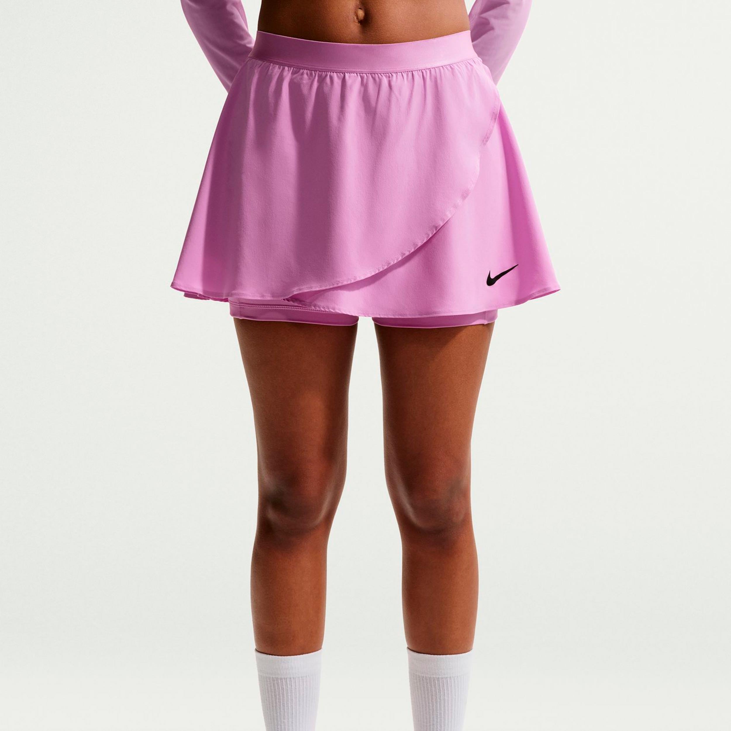 Nike Court Dri-Fit Slam High Rise Woven Kjol Damer - lila