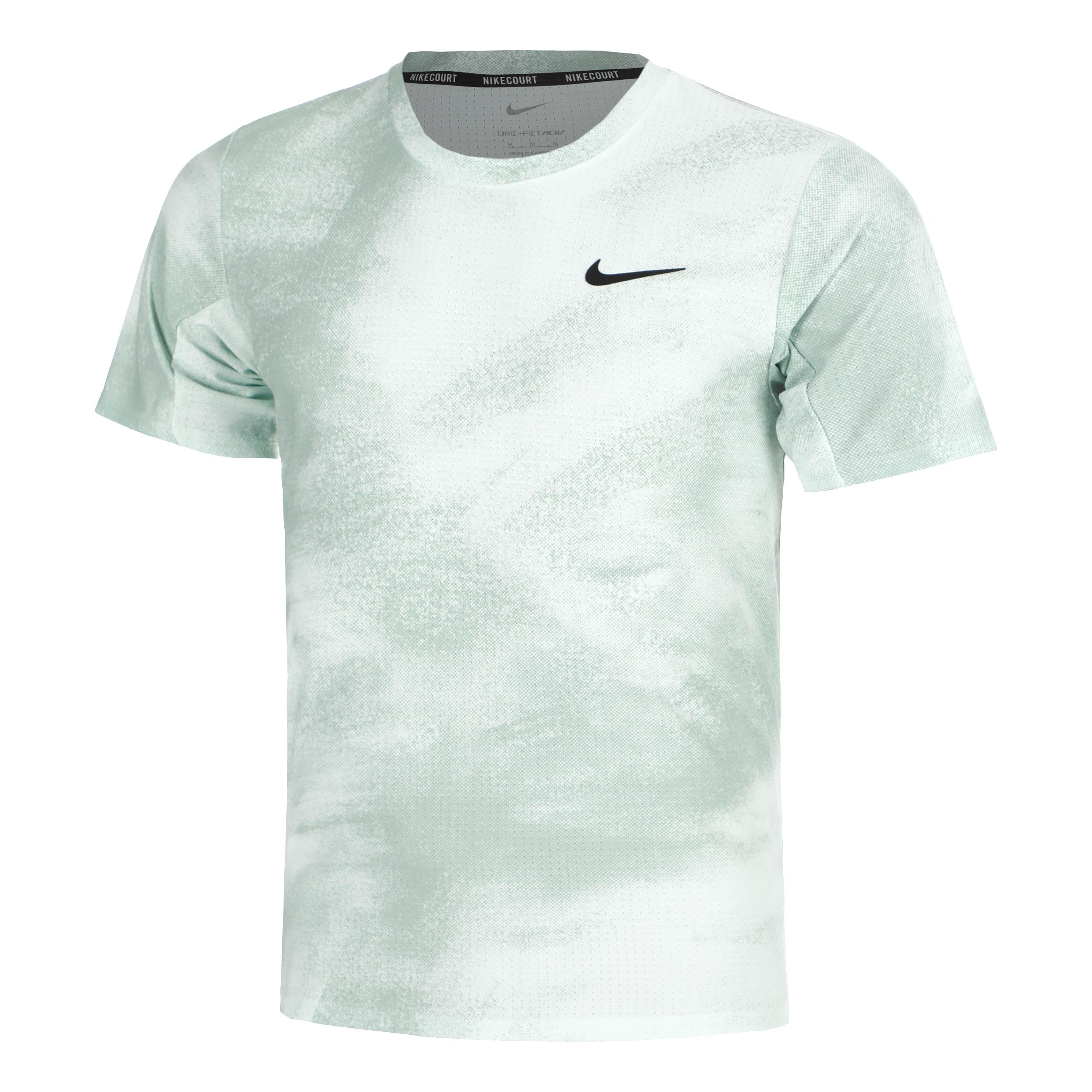 Nike Court Dri-Fit Advantage Slam T-shirt Herrar - mint, svart