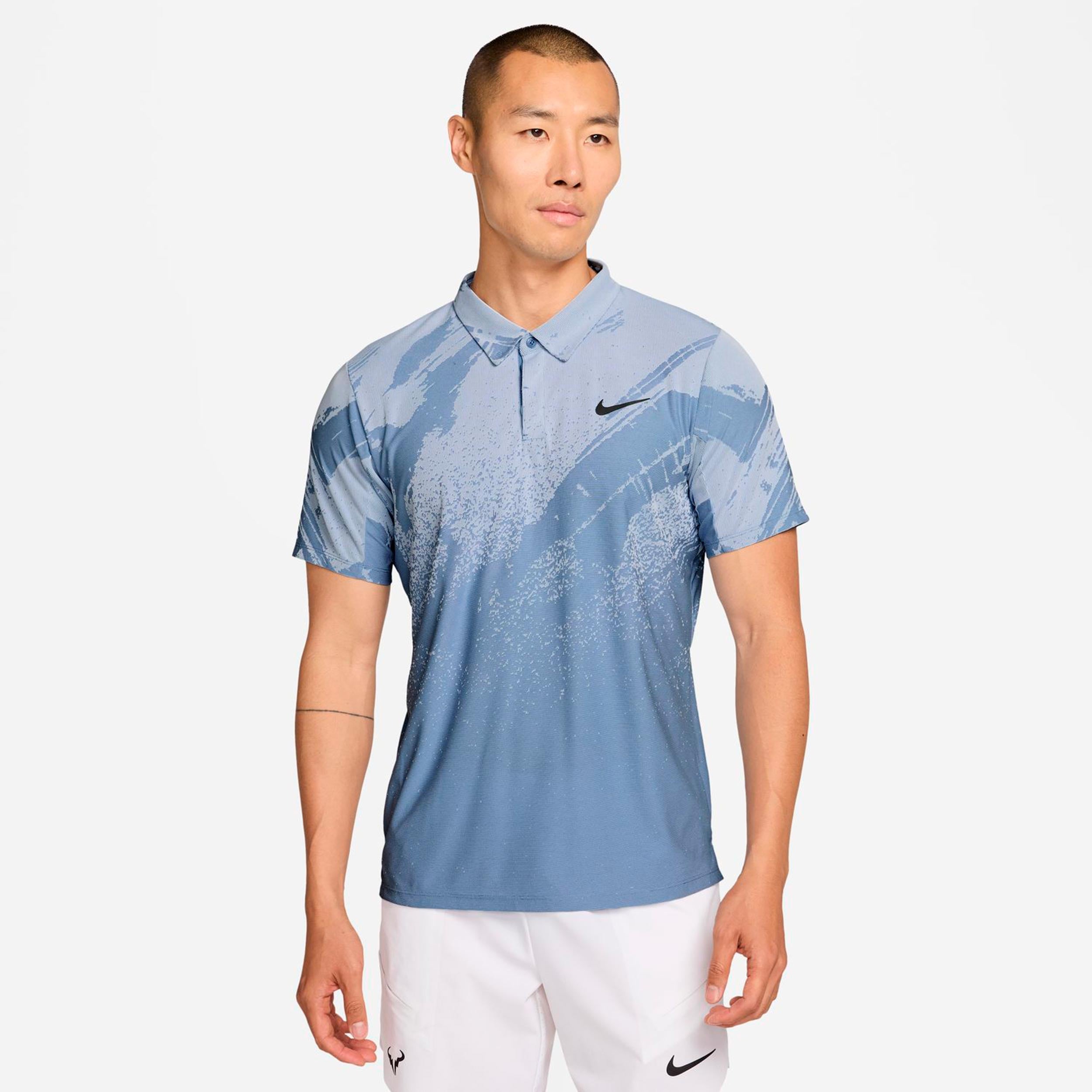 Nike Jannik Sinner Court Dri-Fit Advantage Slam Polo Herrar - petrol, ljusblå