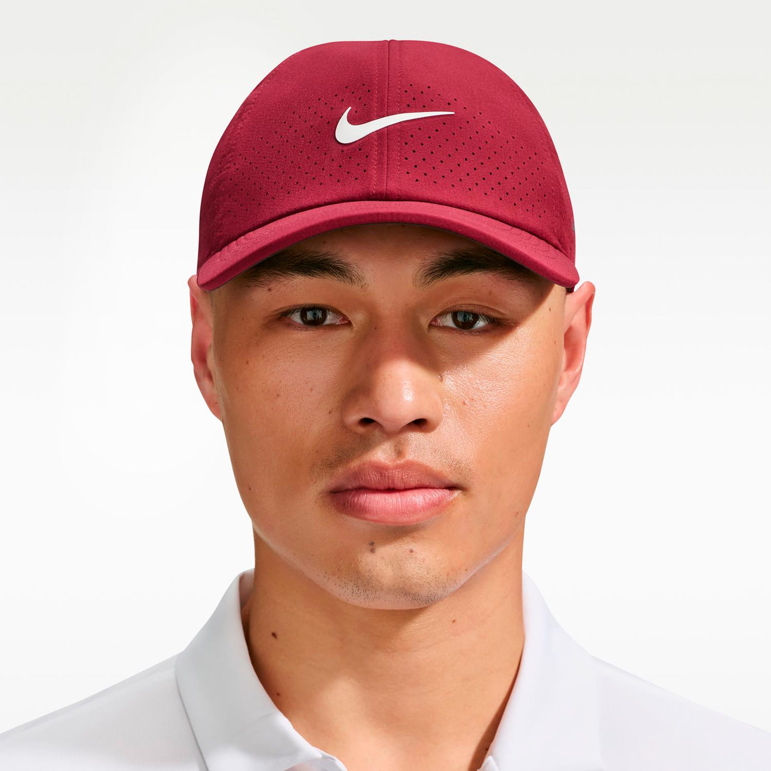 Nike Dri-Fit Advantage Club Keps Unisex - rött vin, creme