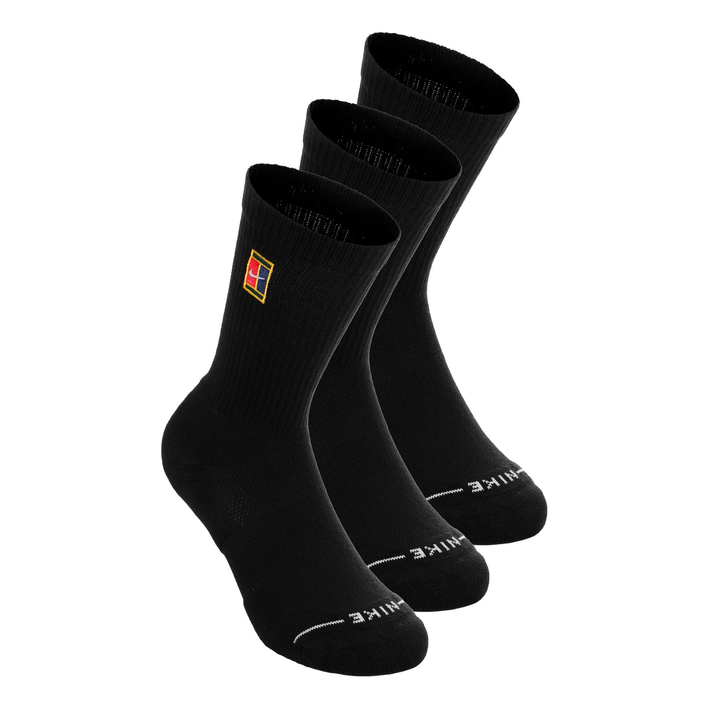 Nike Crew Tennisstrumpor 3-pack Unisex - svart