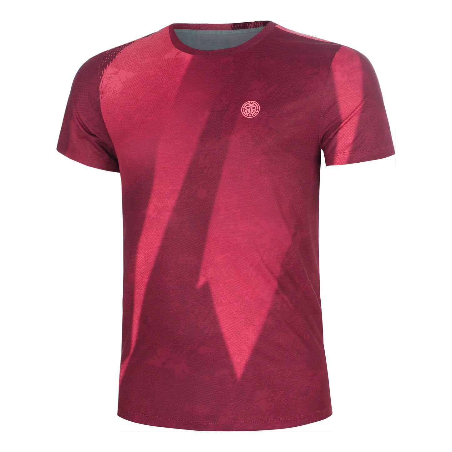 BIDI BADU Freeze Out T-shirt Herrar - mörkröd, rosa