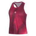 Freeze Out Racerback Printed  Linne Damer - mörkröd, rosa