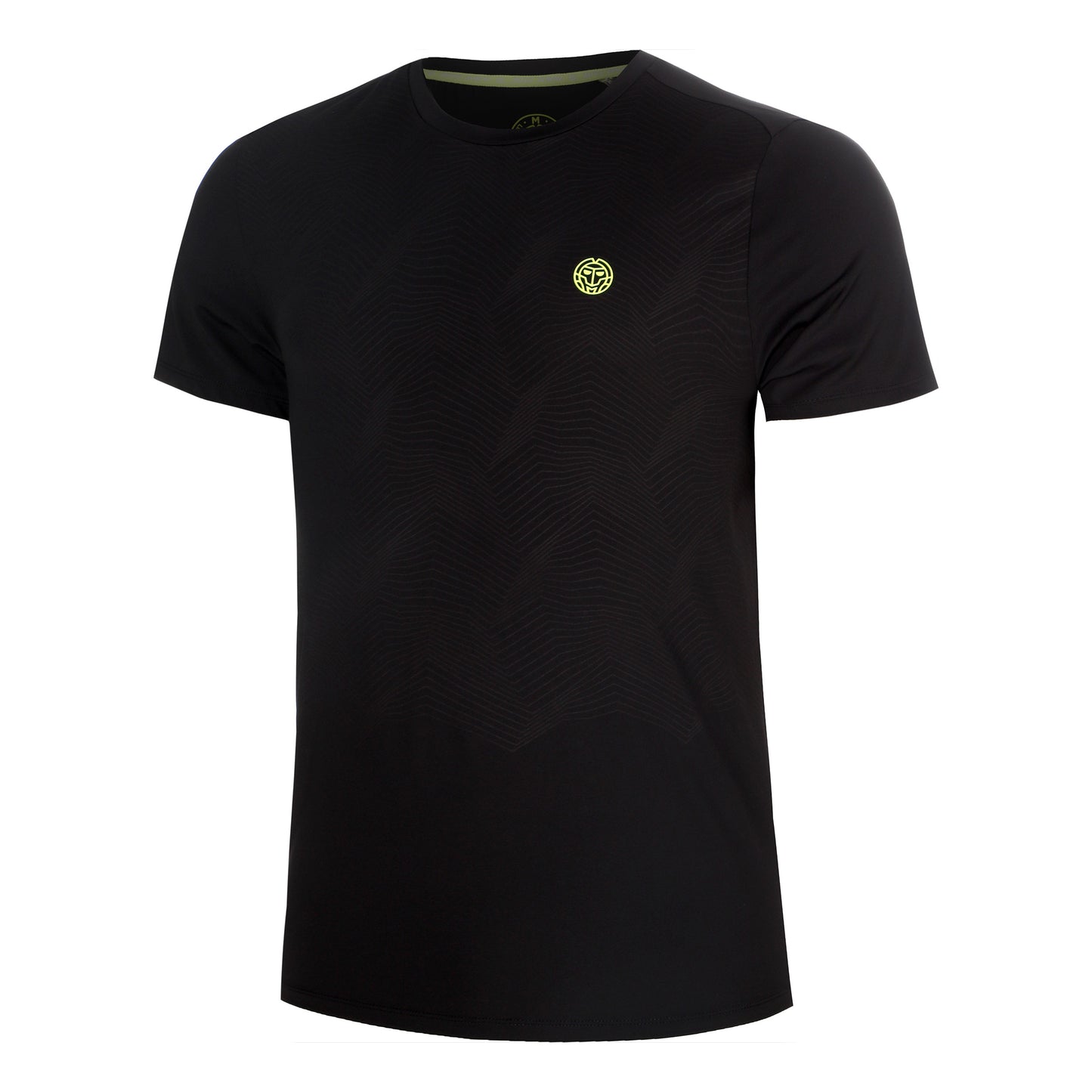 BIDI BADU Night Flash Embossed T-shirt Herrar - svart