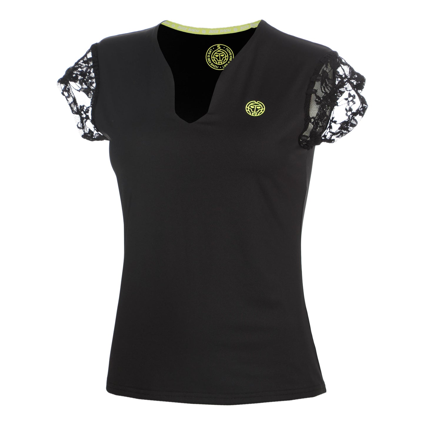 BIDI BADU Night Flash V-Neck T-shirt Damer - svart