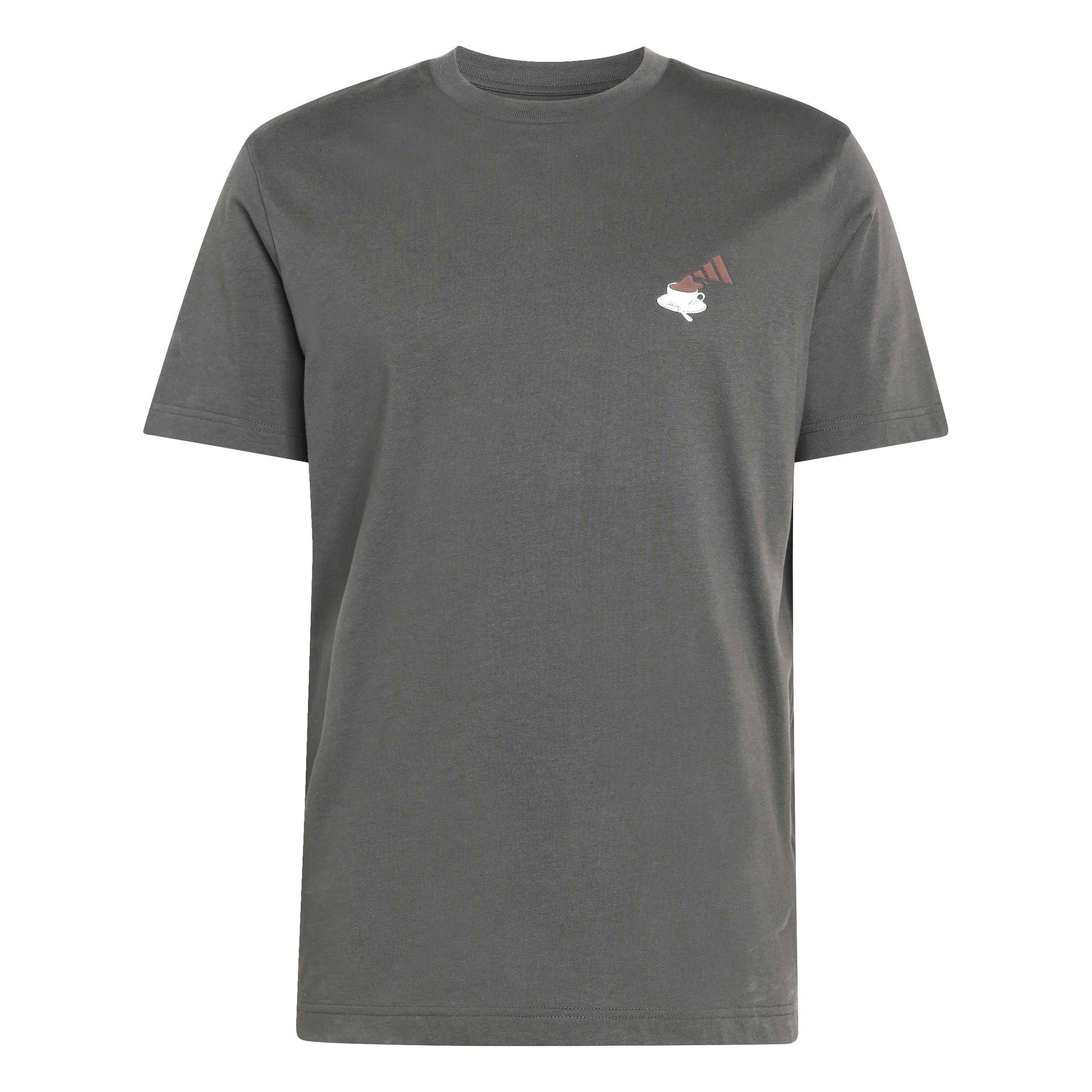 adidas Cheesecake Graphic T-shirt Herrar - mörkgrå, vit