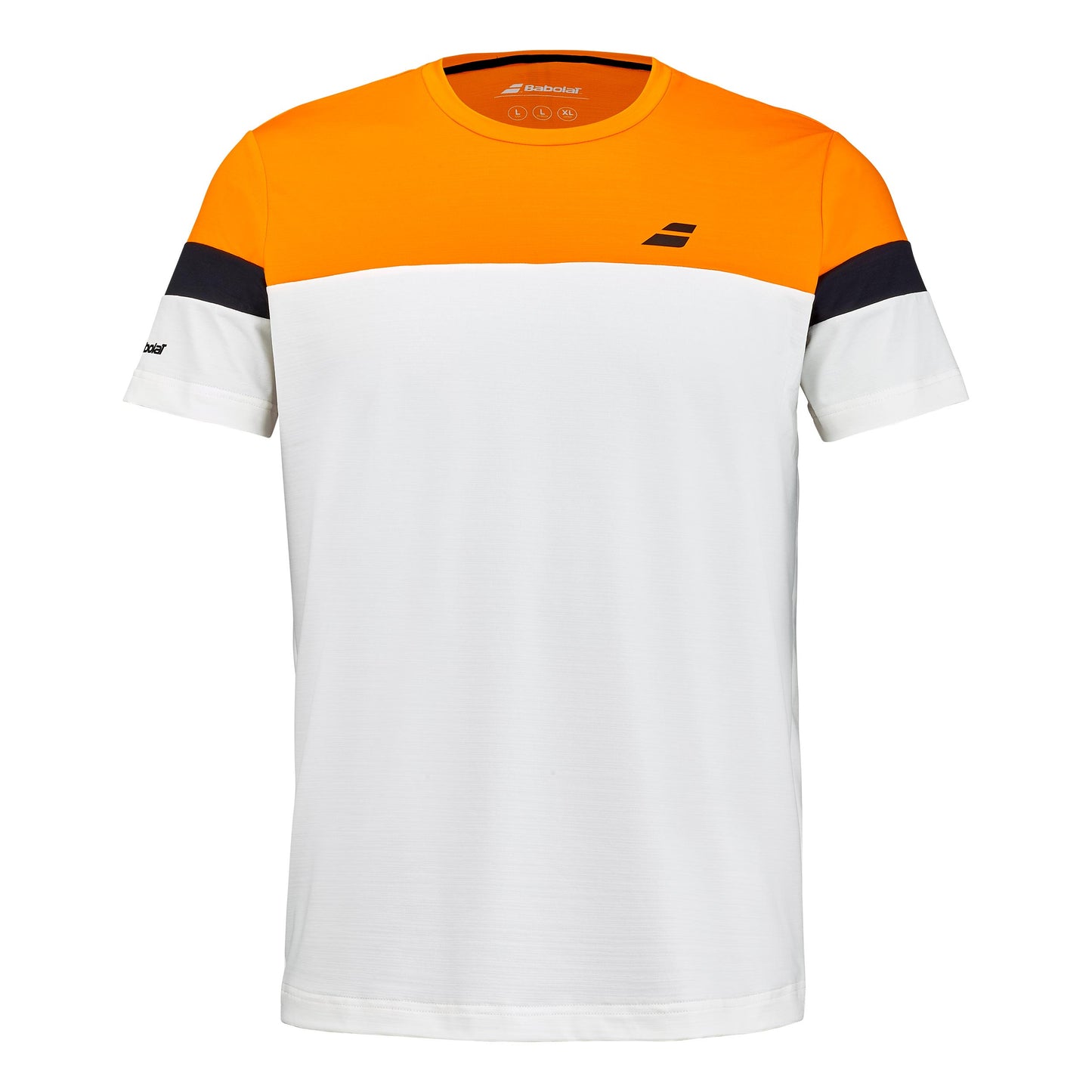 Babolat Performance Crew Neck T-shirt Herrar - creme, orange