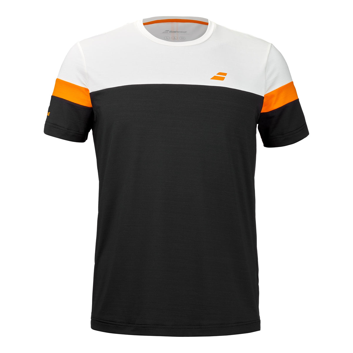 Babolat Performance Crew Neck T-shirt Herrar - svart, vit