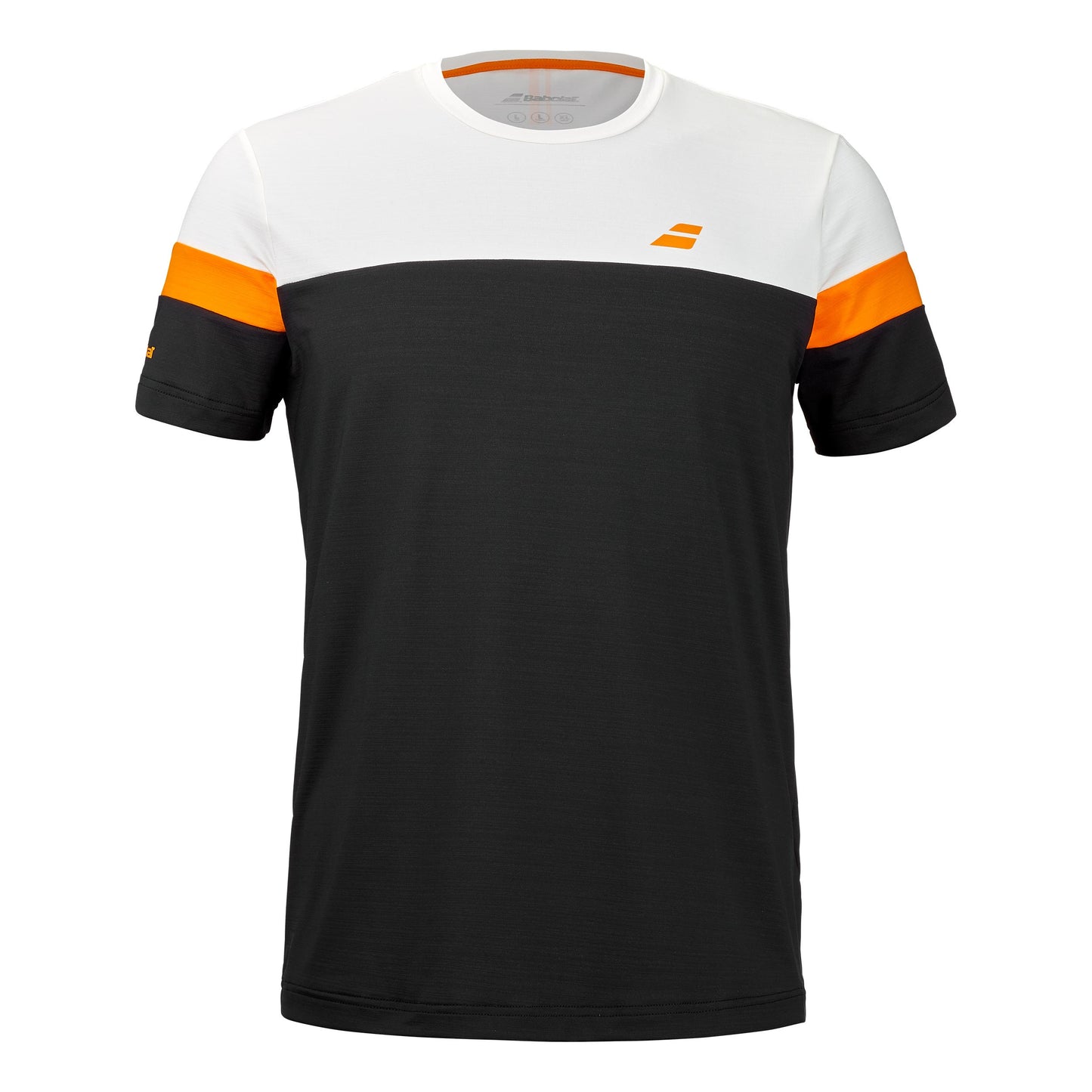 Babolat Performance Crew Neck T-shirt Herrar - svart, vit