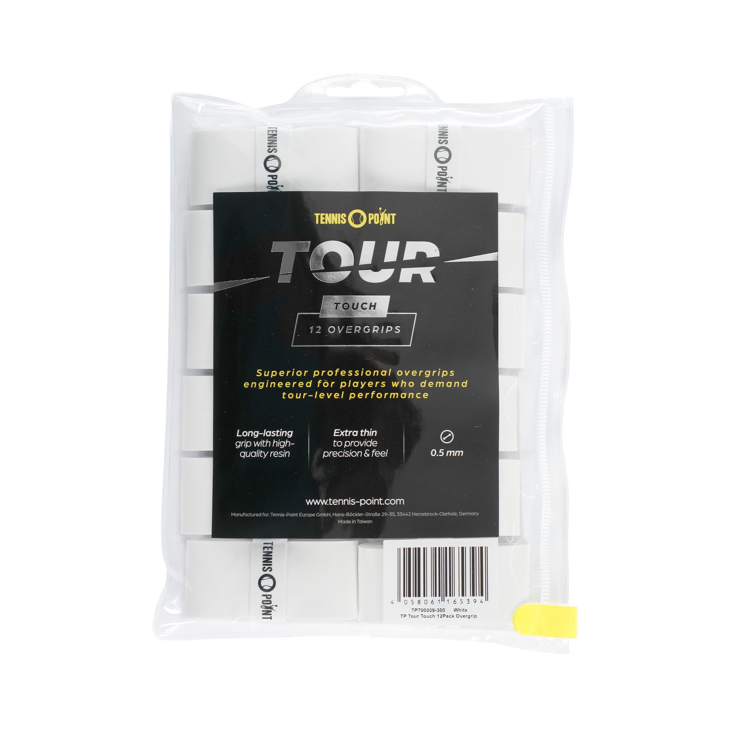 Tennis-Point Tour Touch  12-pack - vit