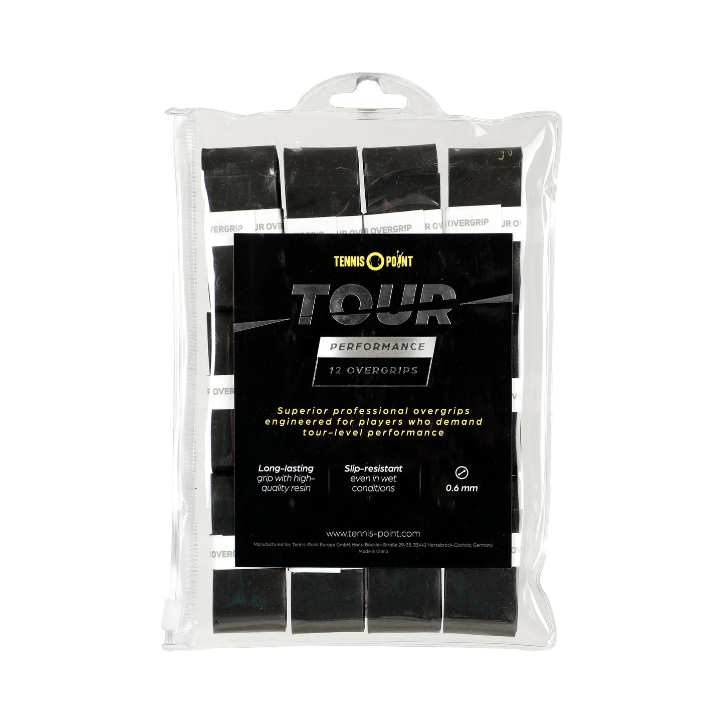 Tennis-Point Tour Performance 12-pack - svart