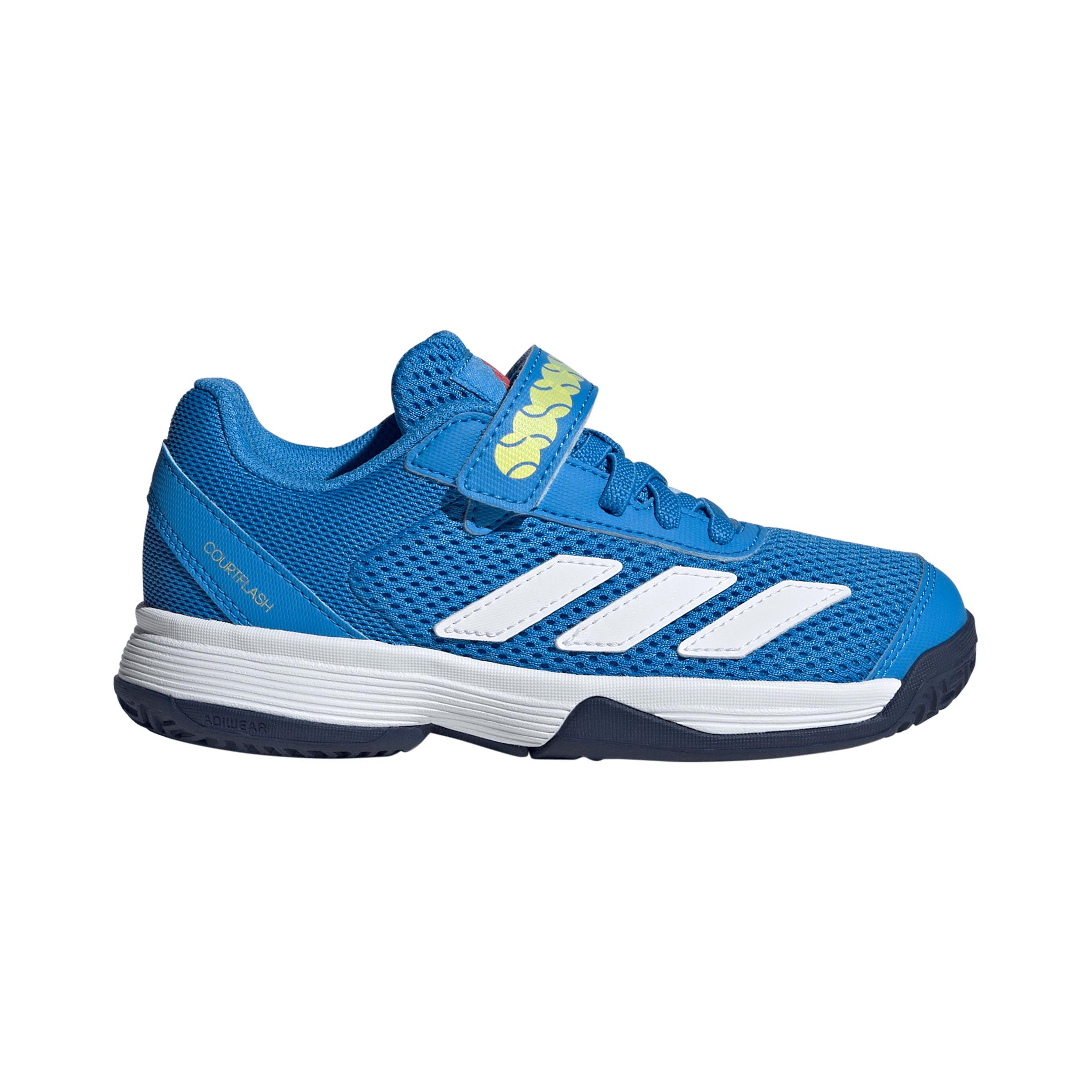 adidas Courtflash Allroundsko Barn - blå, vit