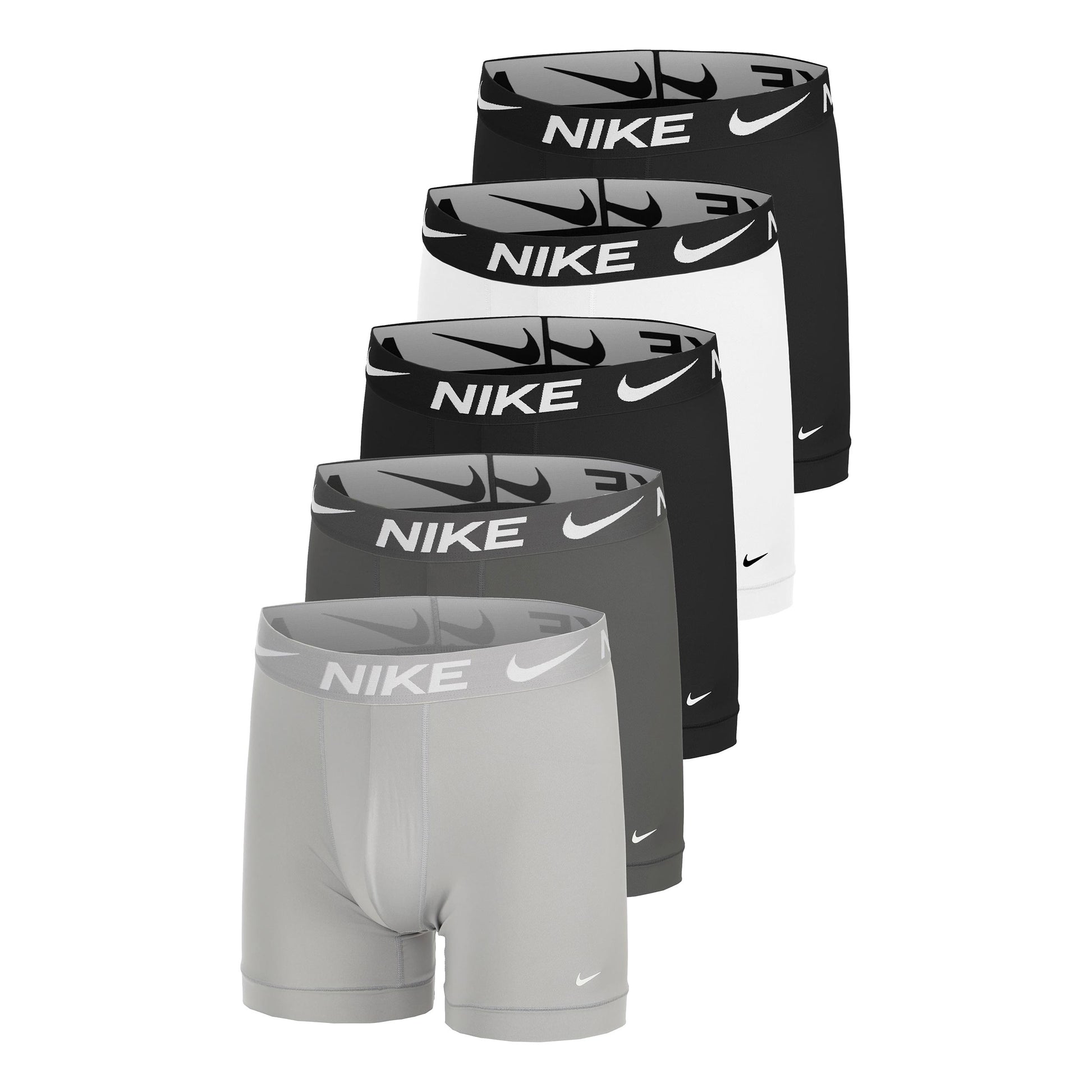 Nike Essential Cotton Stretch Trunk Boxershorts 3-pack Herrar - ljusgrå