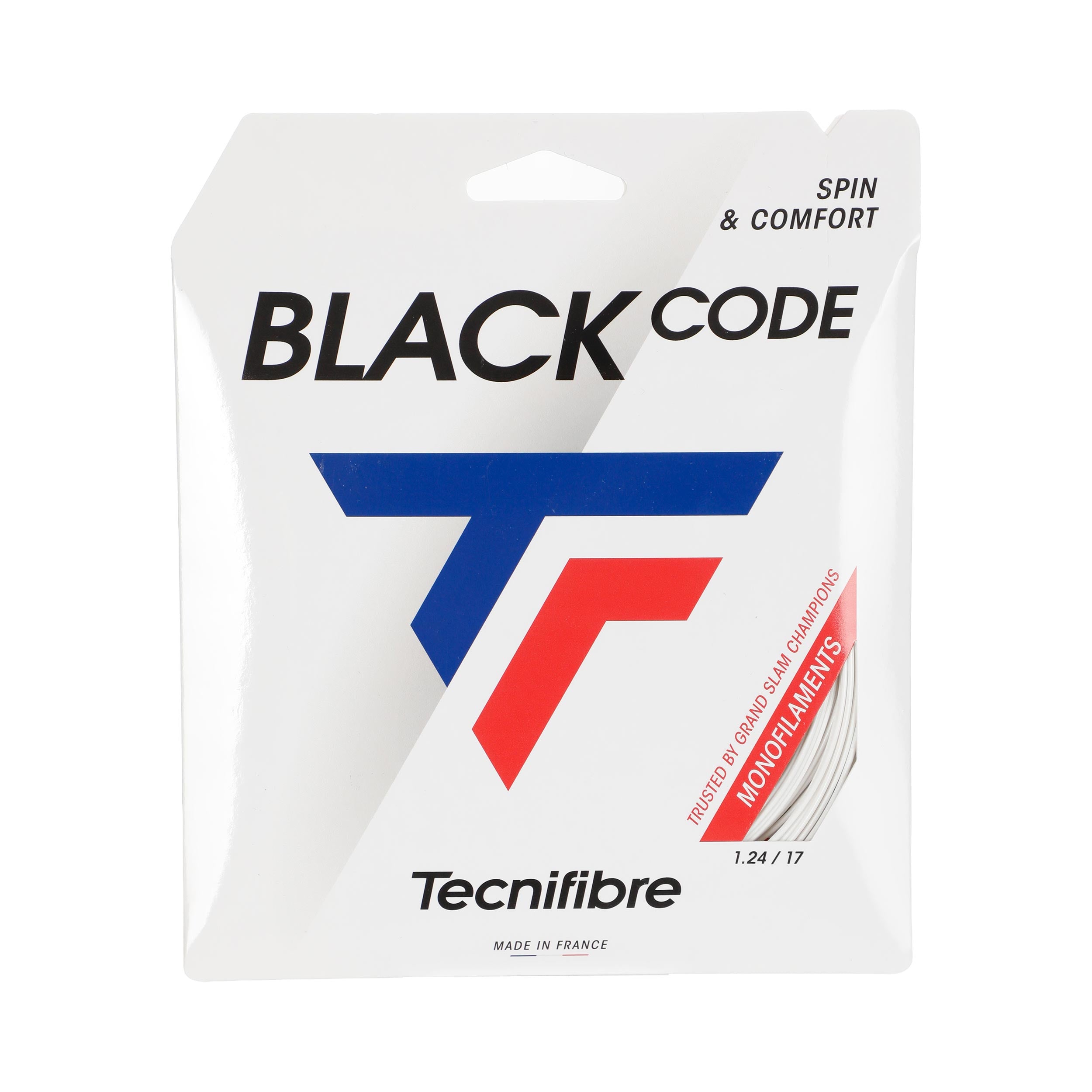 Tecnifibre Black Code Spezial Strängset 12,2m - vit